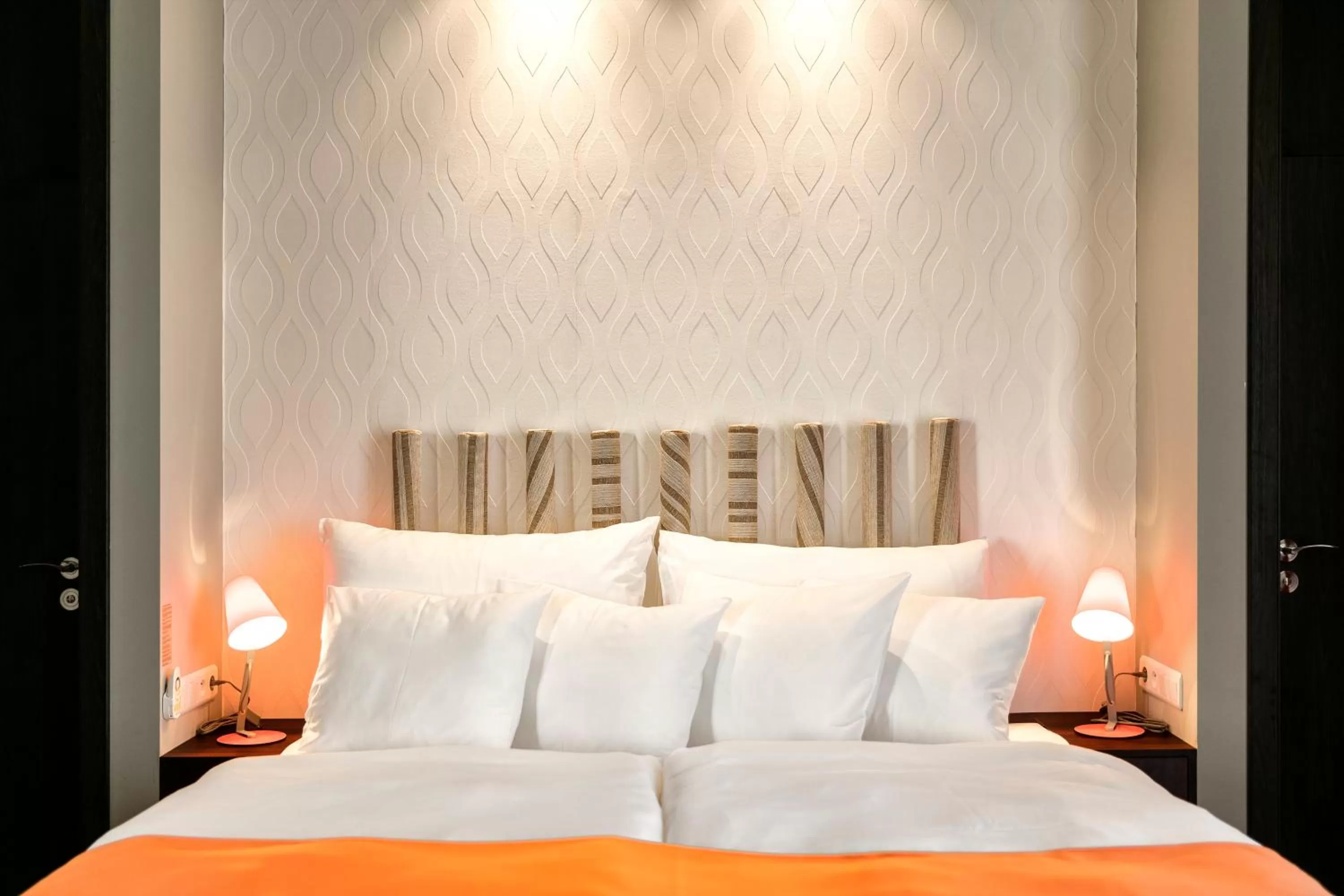 Decorative detail, Bed in Pytloun Grand Hotel Imperial