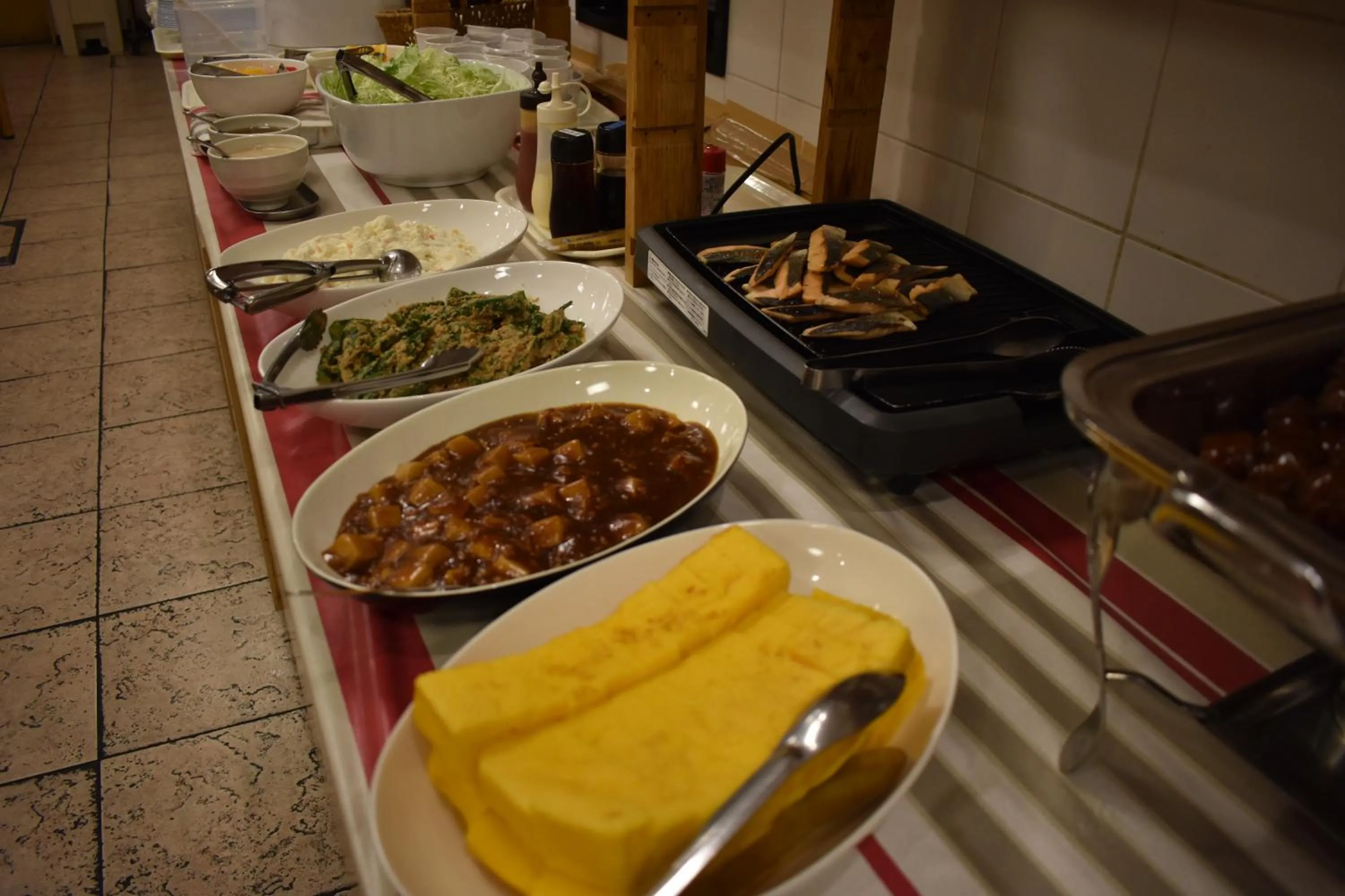 Buffet breakfast in Hotel Crown Hills Toyokawa