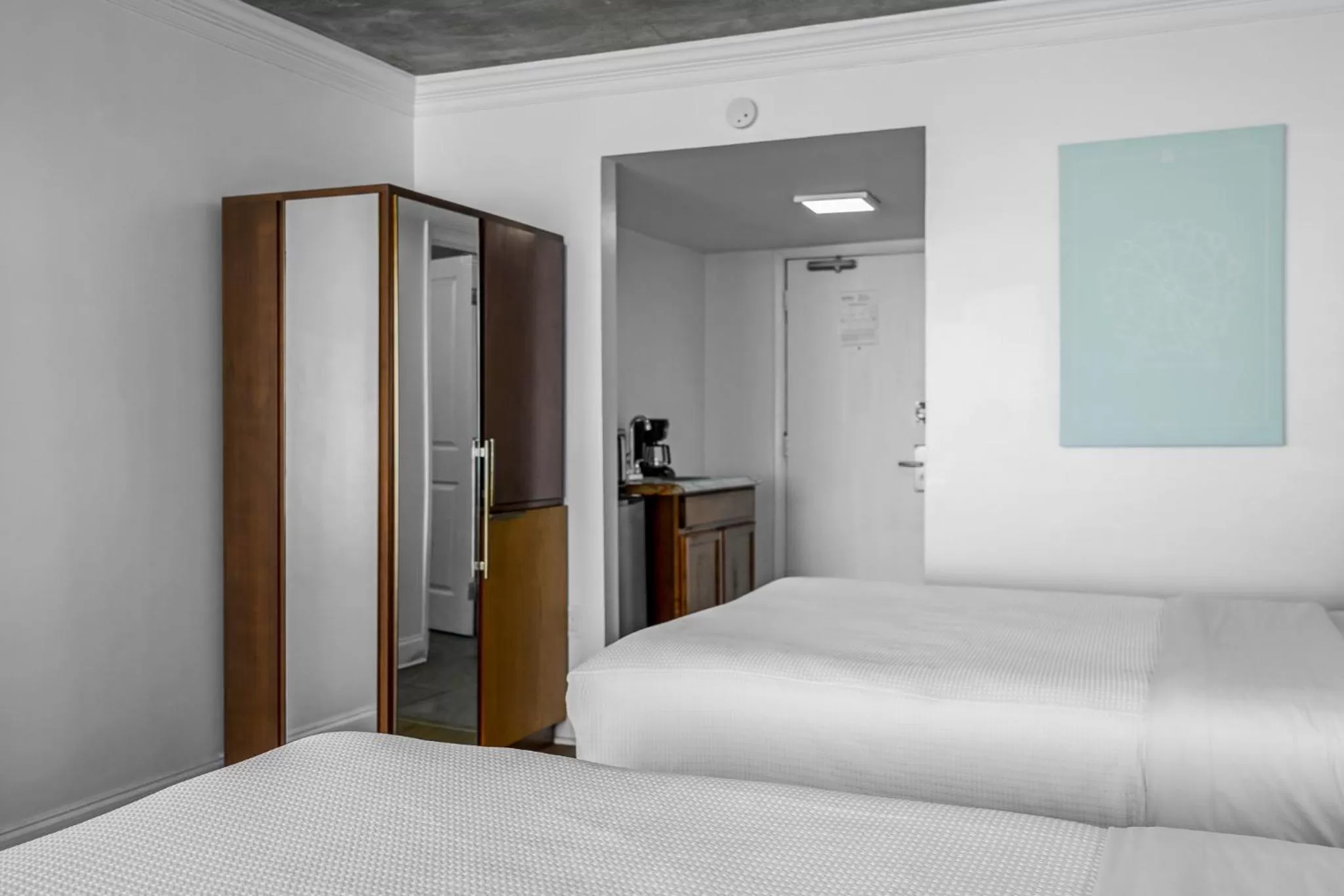 Bed in The Beverley Beach House