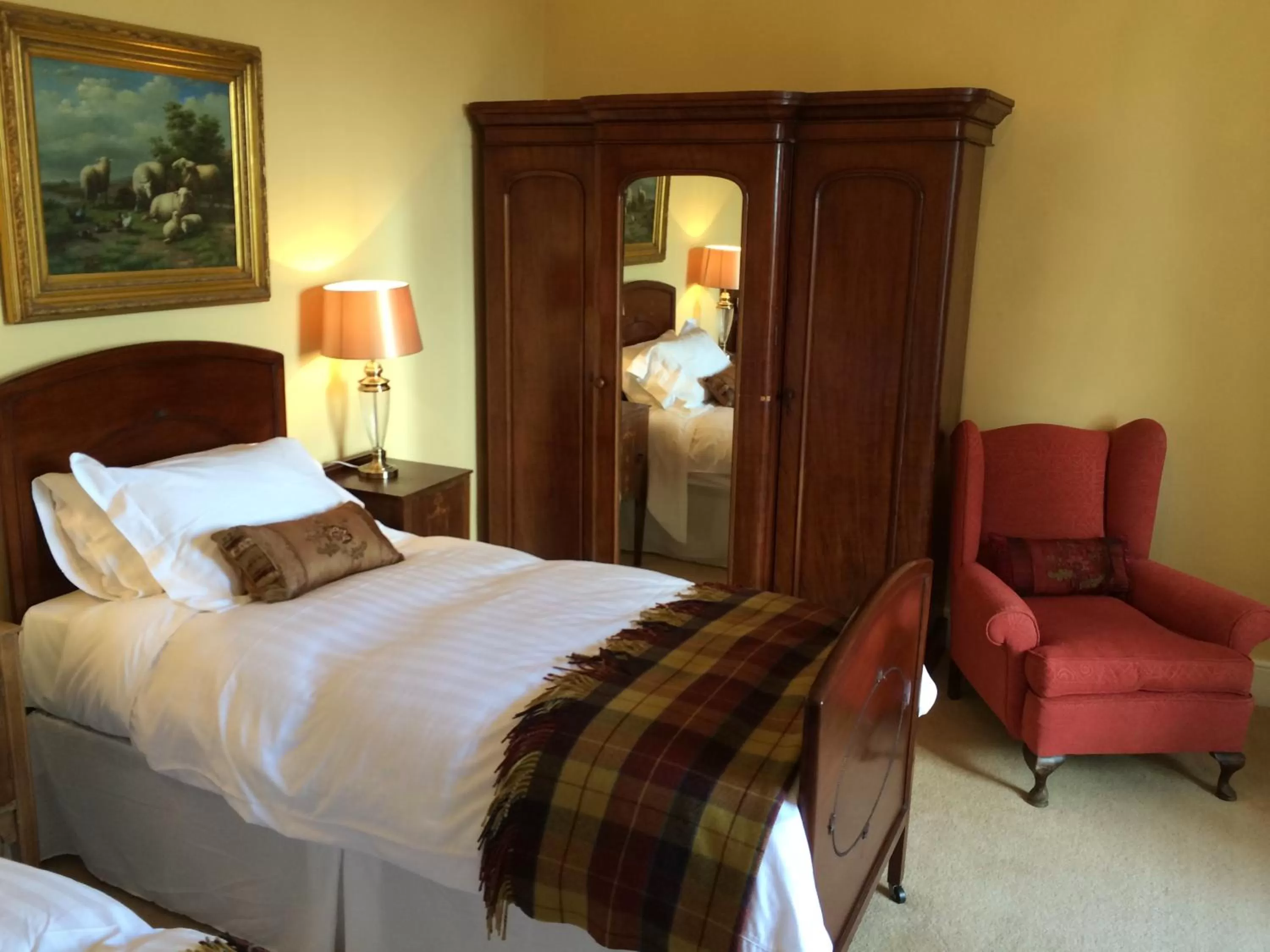 Bed in College Hill House