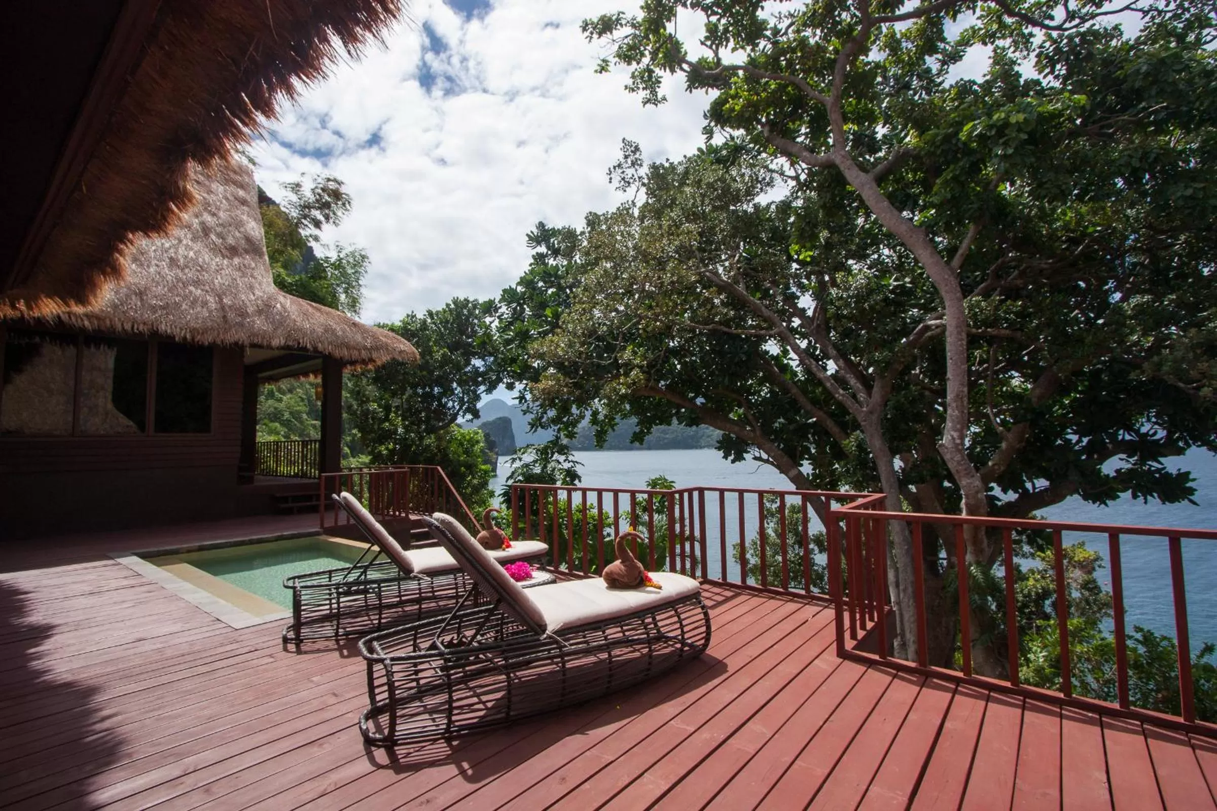 Patio in Cauayan Island Resort and Spa