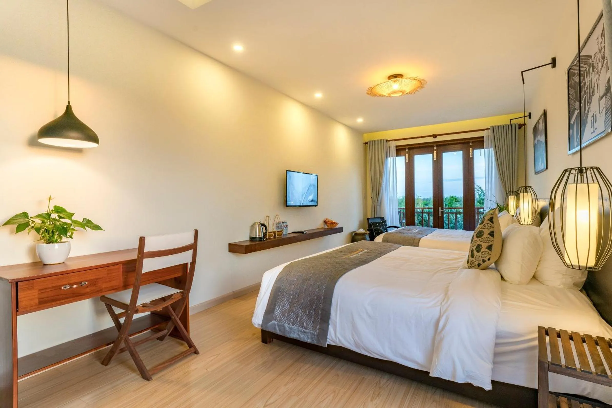 Photo of the whole room, Bed in Riverside Hamlet Homestay & Villa
