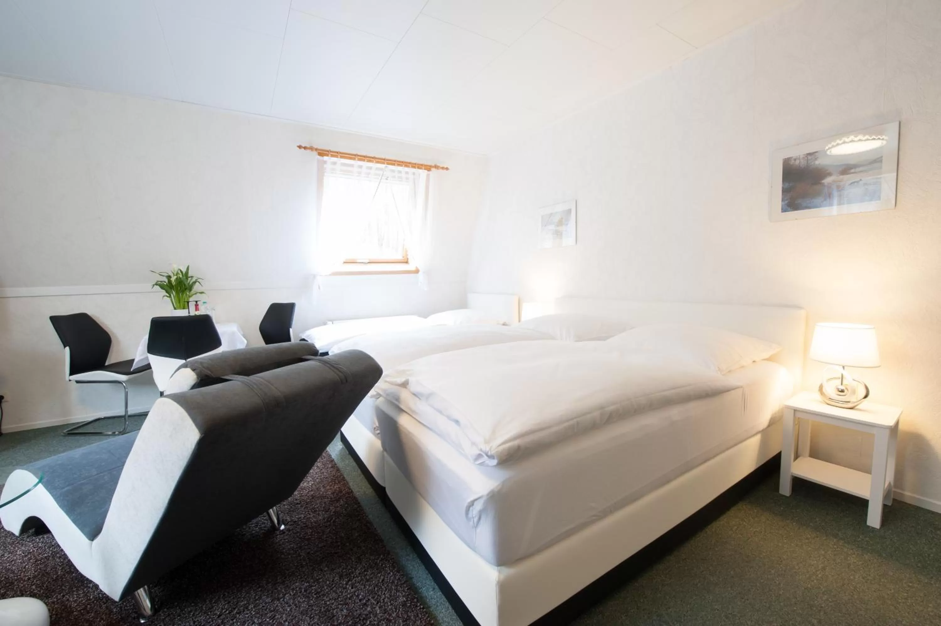 Photo of the whole room, Bed in Hotel Forsthaus Sellin