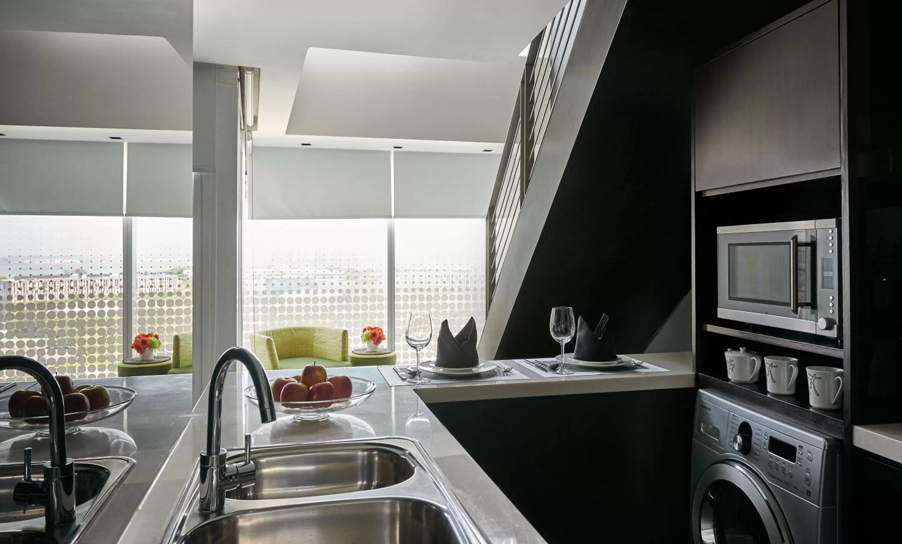 Kitchen or kitchenette in Citadines Fusionopolis Singapore