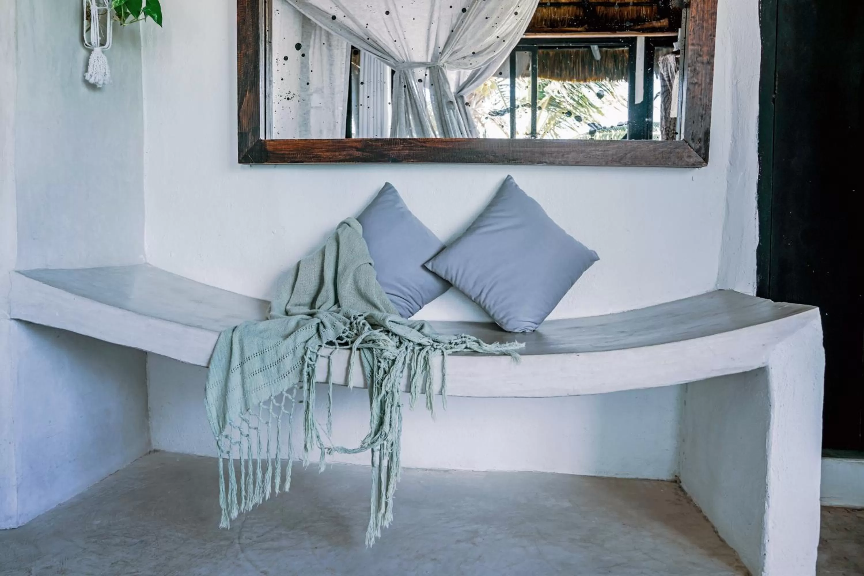 Decorative detail, Seating Area in Coco Tulum Zen Zone Hotel