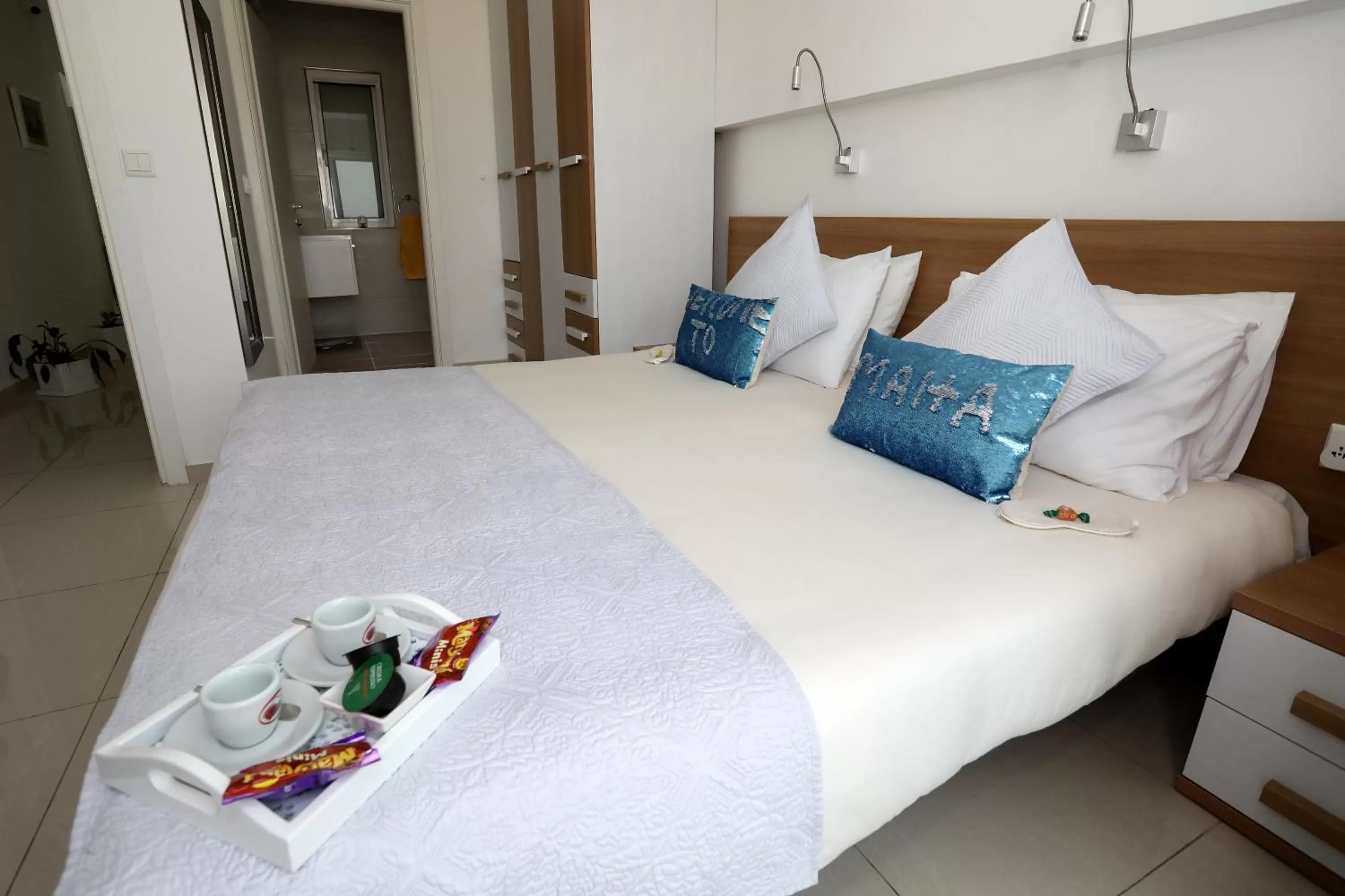 Bed in Escape to St Julians