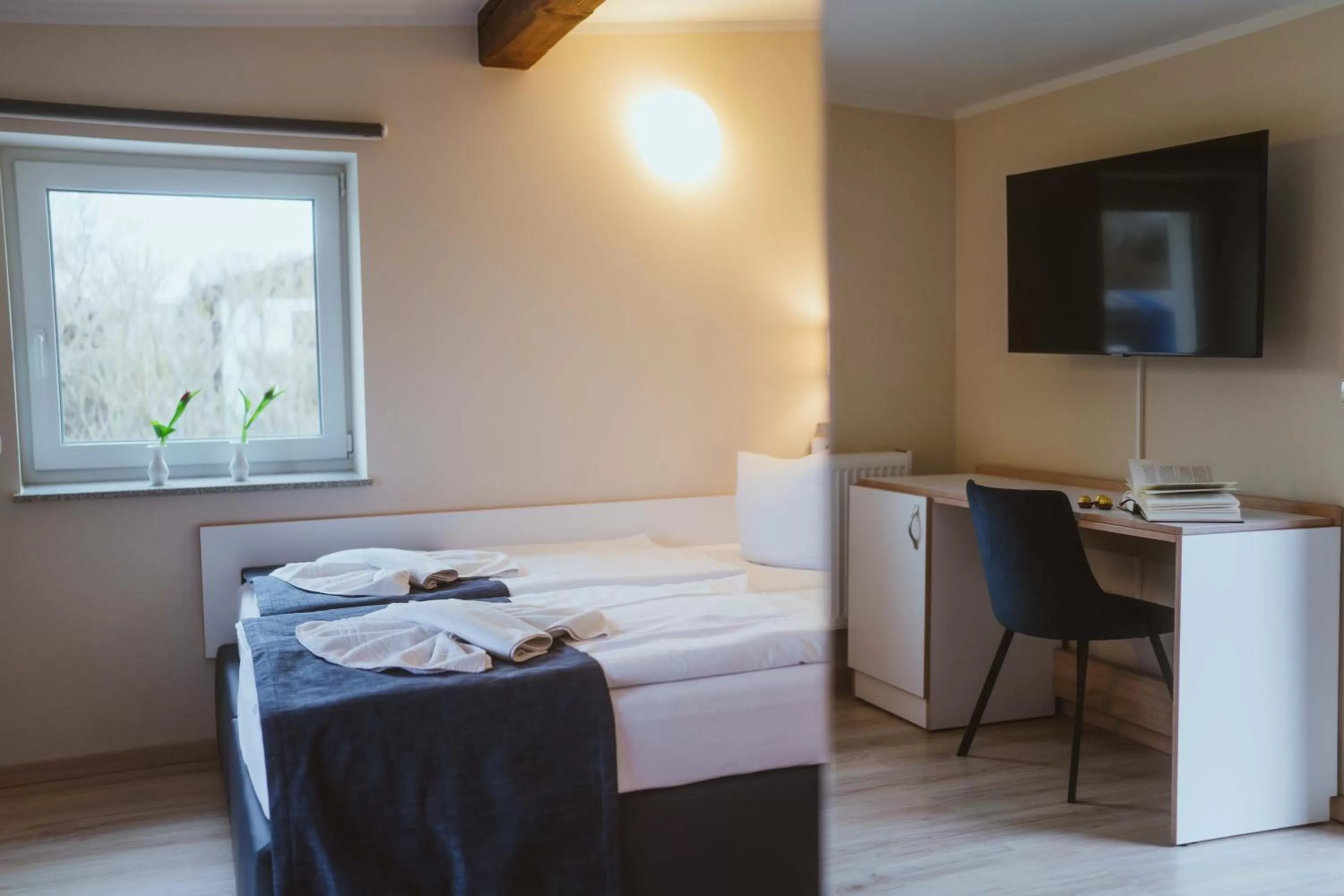 Photo of the whole room, Bed in Aparthotel Stralsund Studios und Apartments