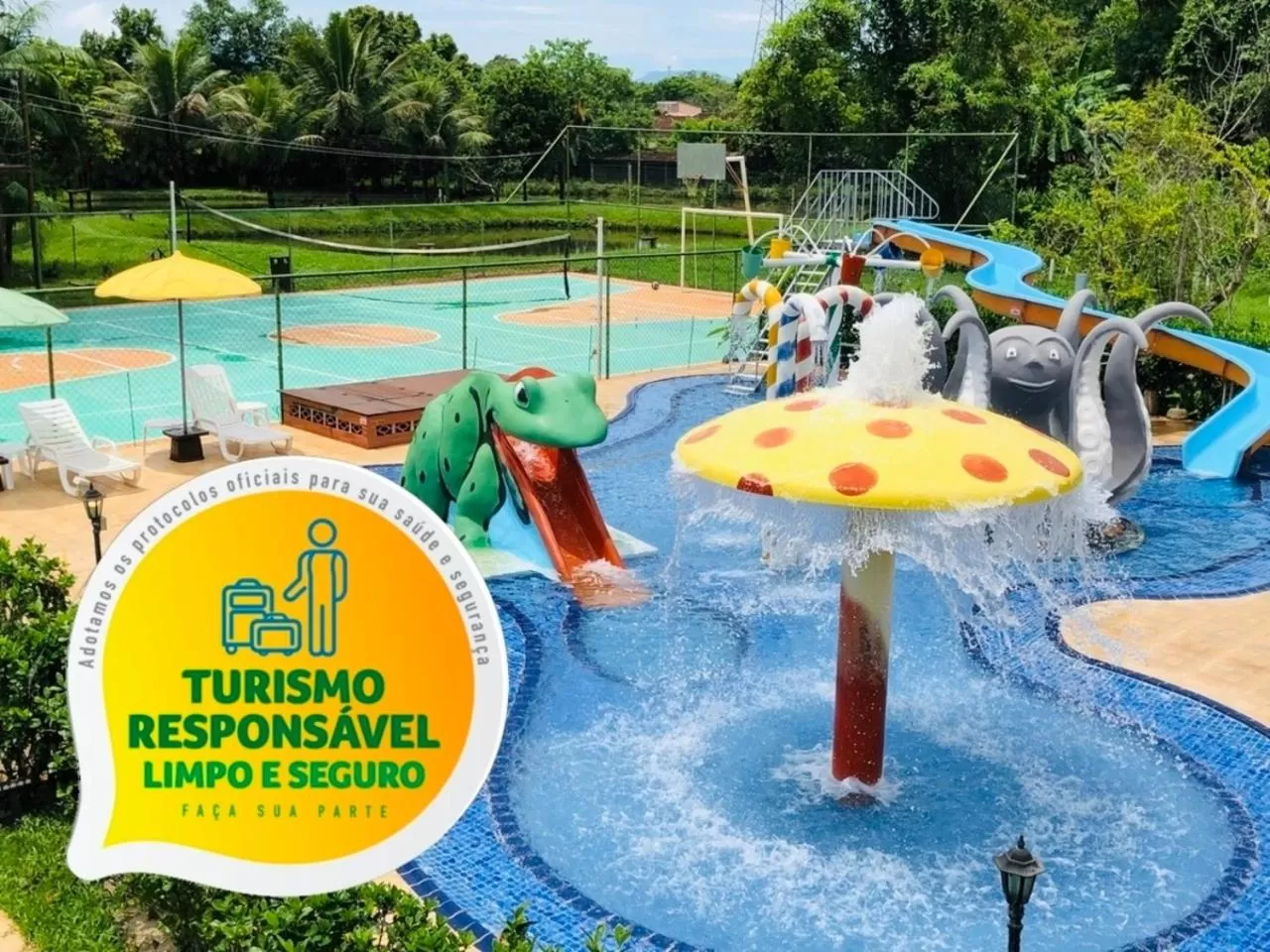 Logo/Certificate/Sign in Hotel Bosques do Massaguaçu