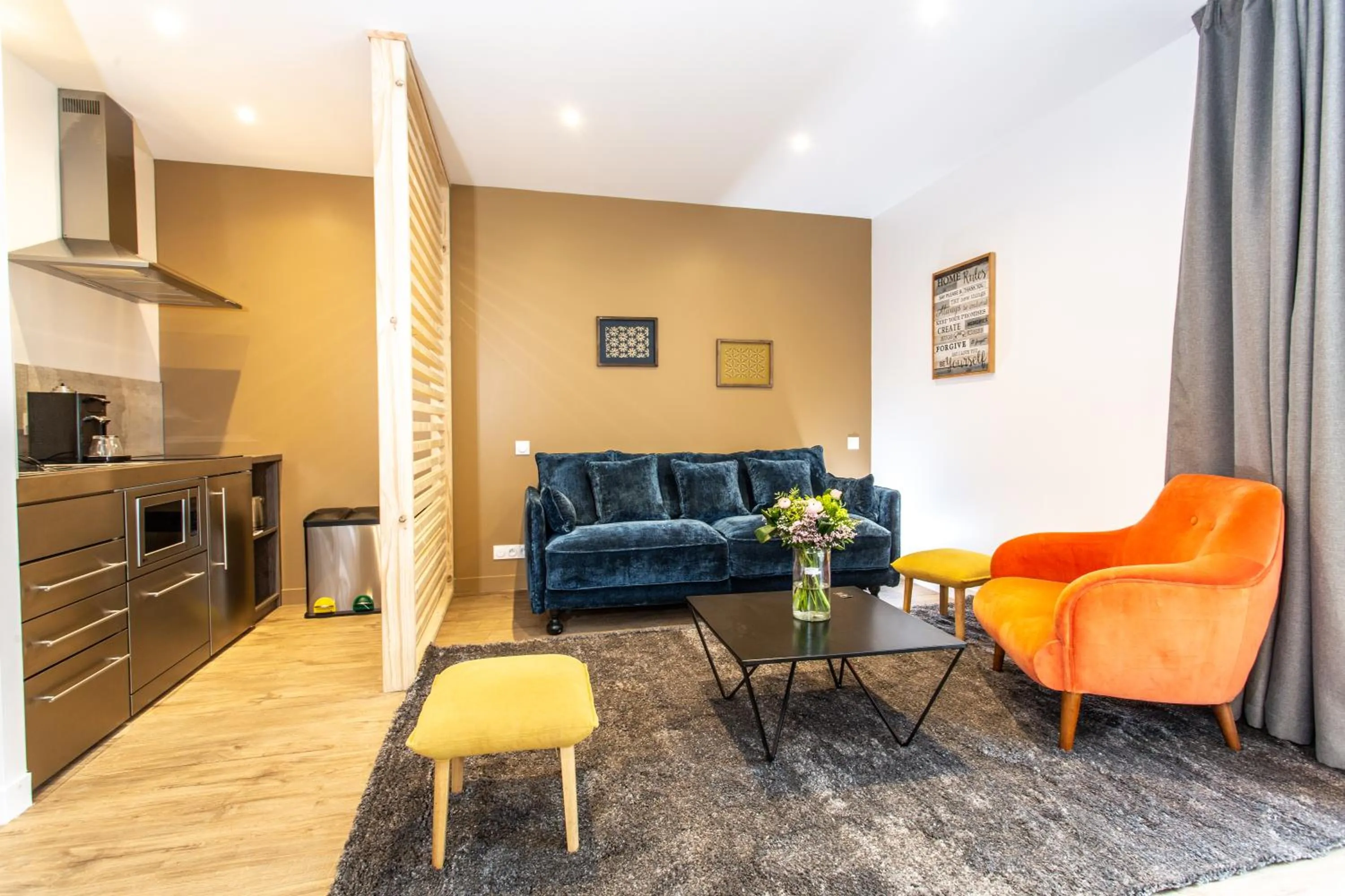 Seating area in Ty Mad Hôtel