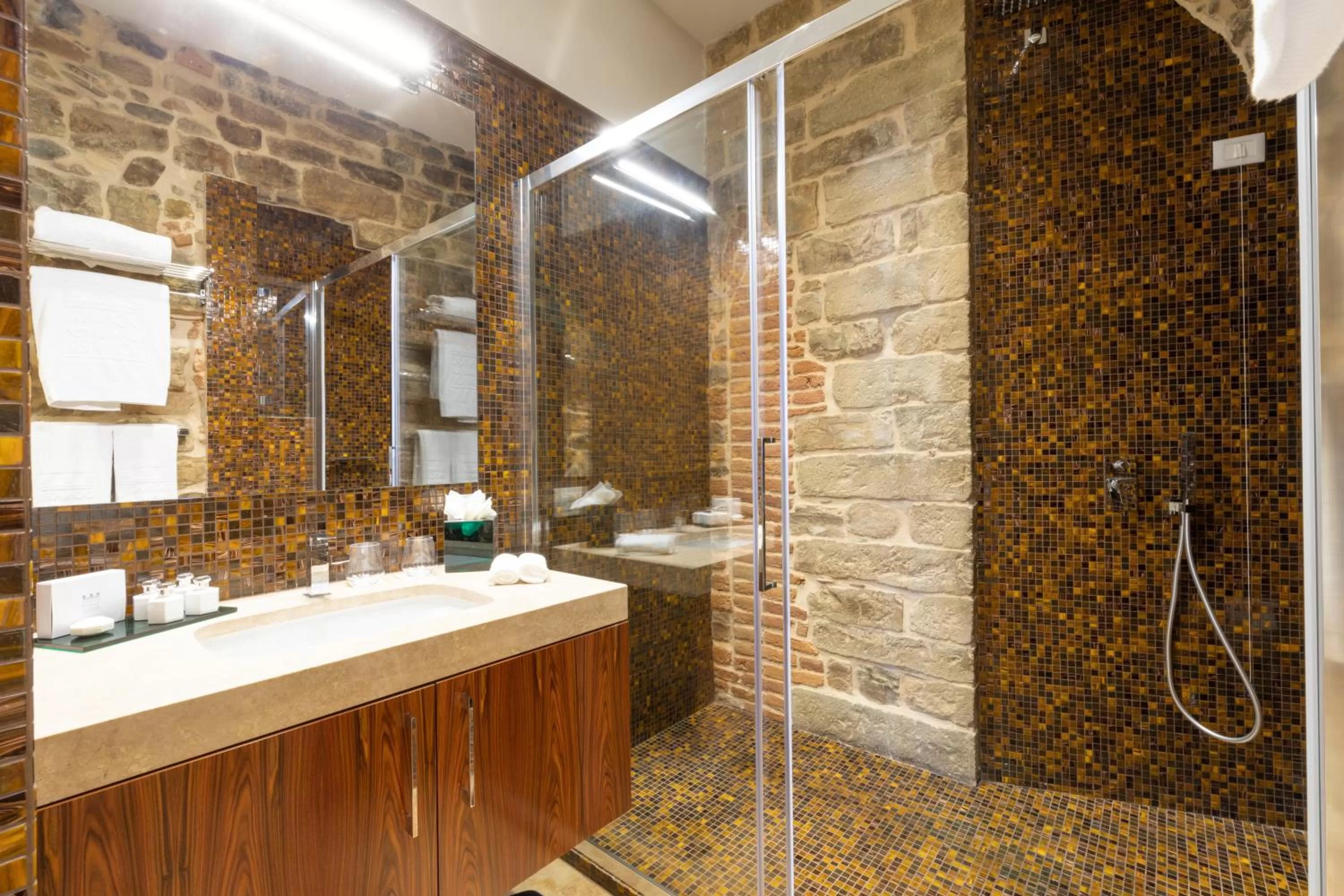 Shower in Donati Luxury Tower Suites