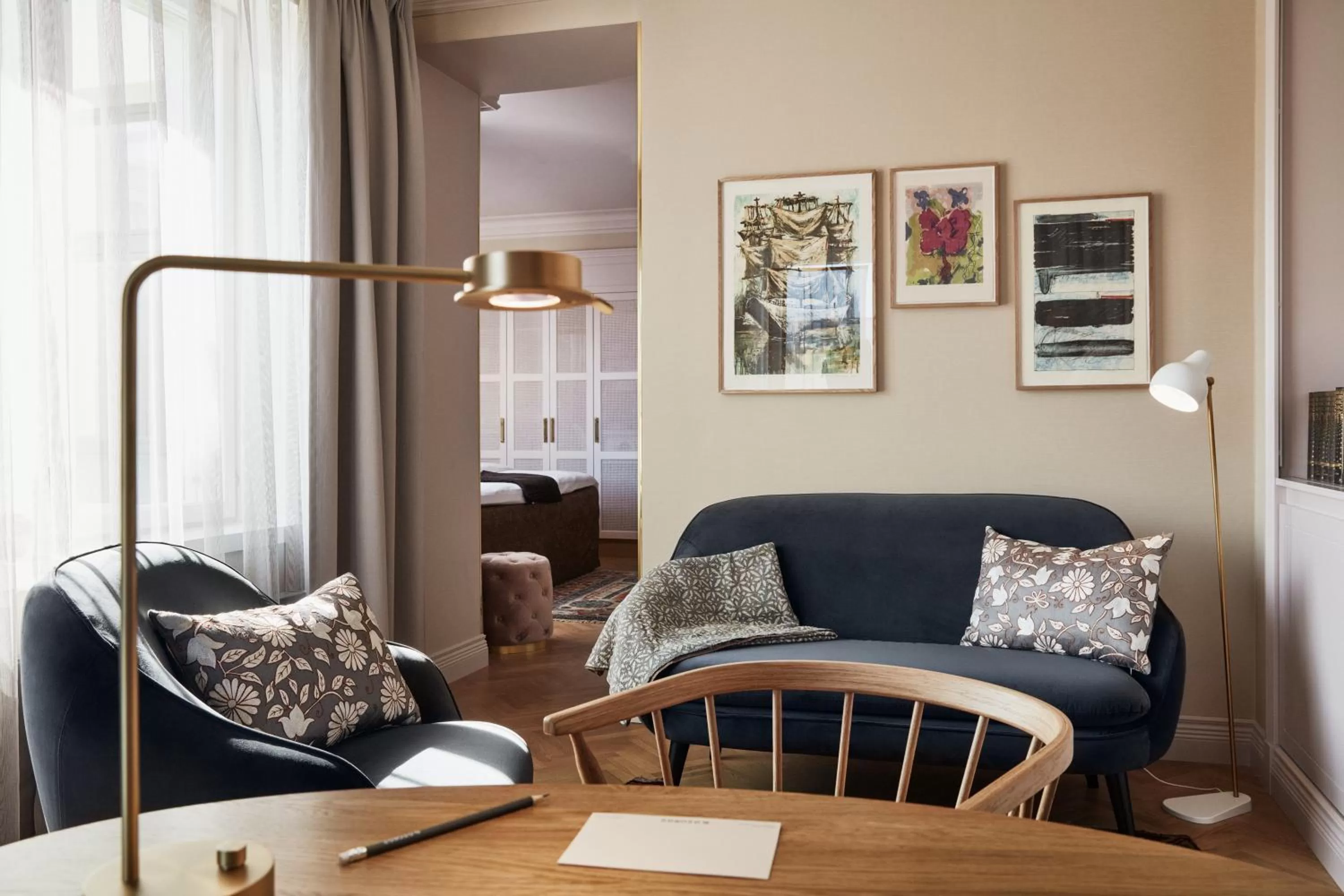 Living room in Hotel St. George Helsinki