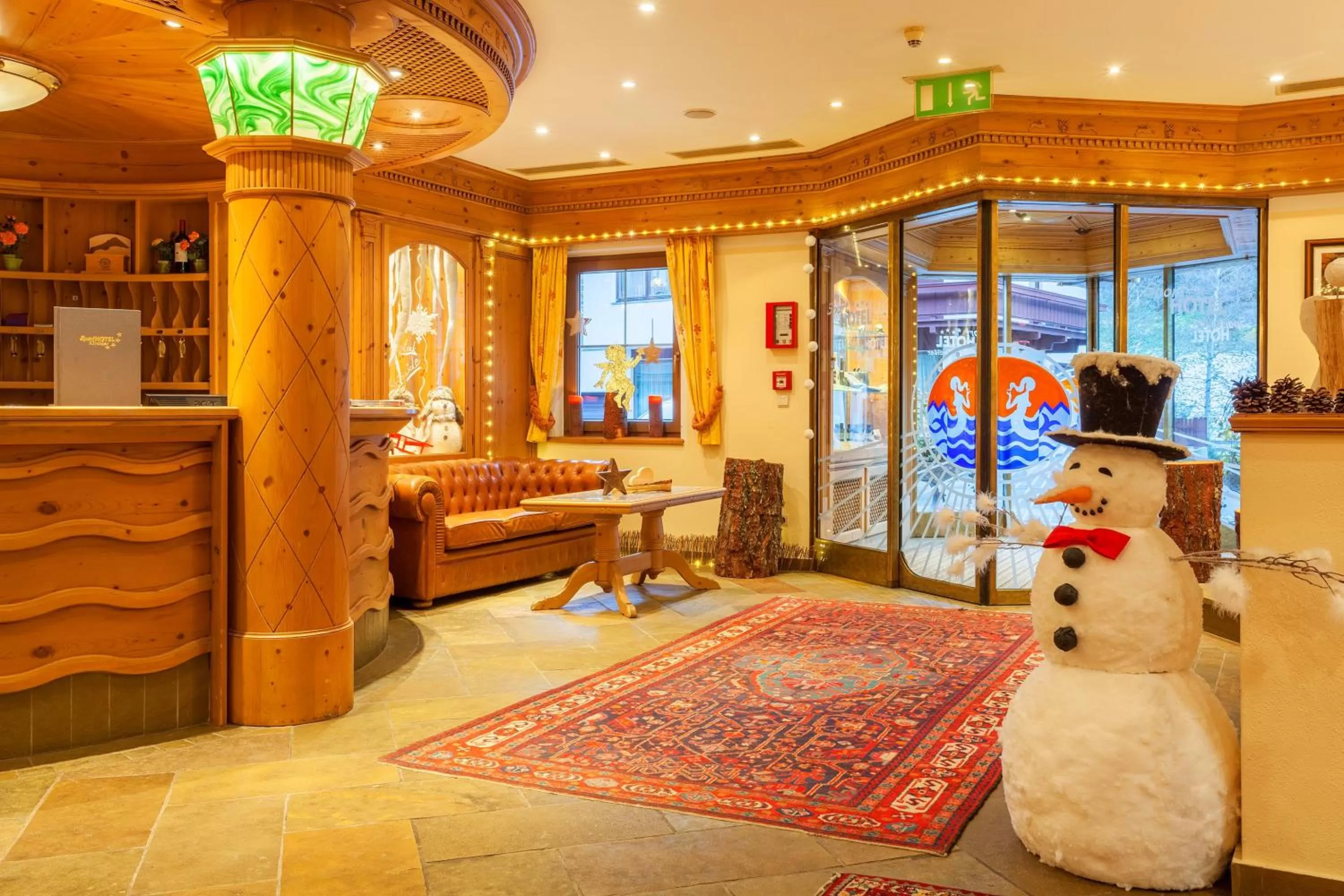 Lobby or reception in Sporthotel Kirchler