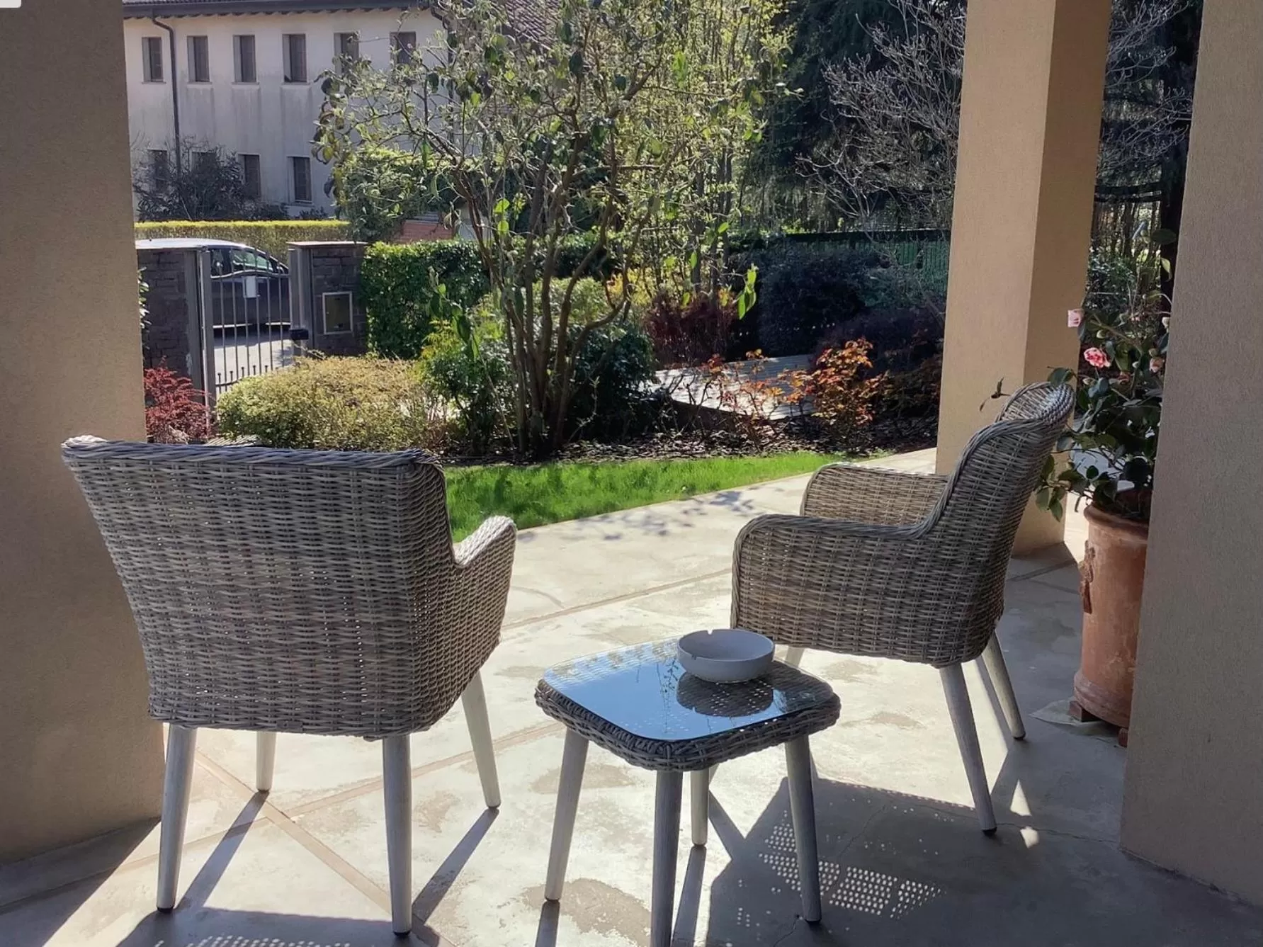 Patio in B&B La Casa di Angela