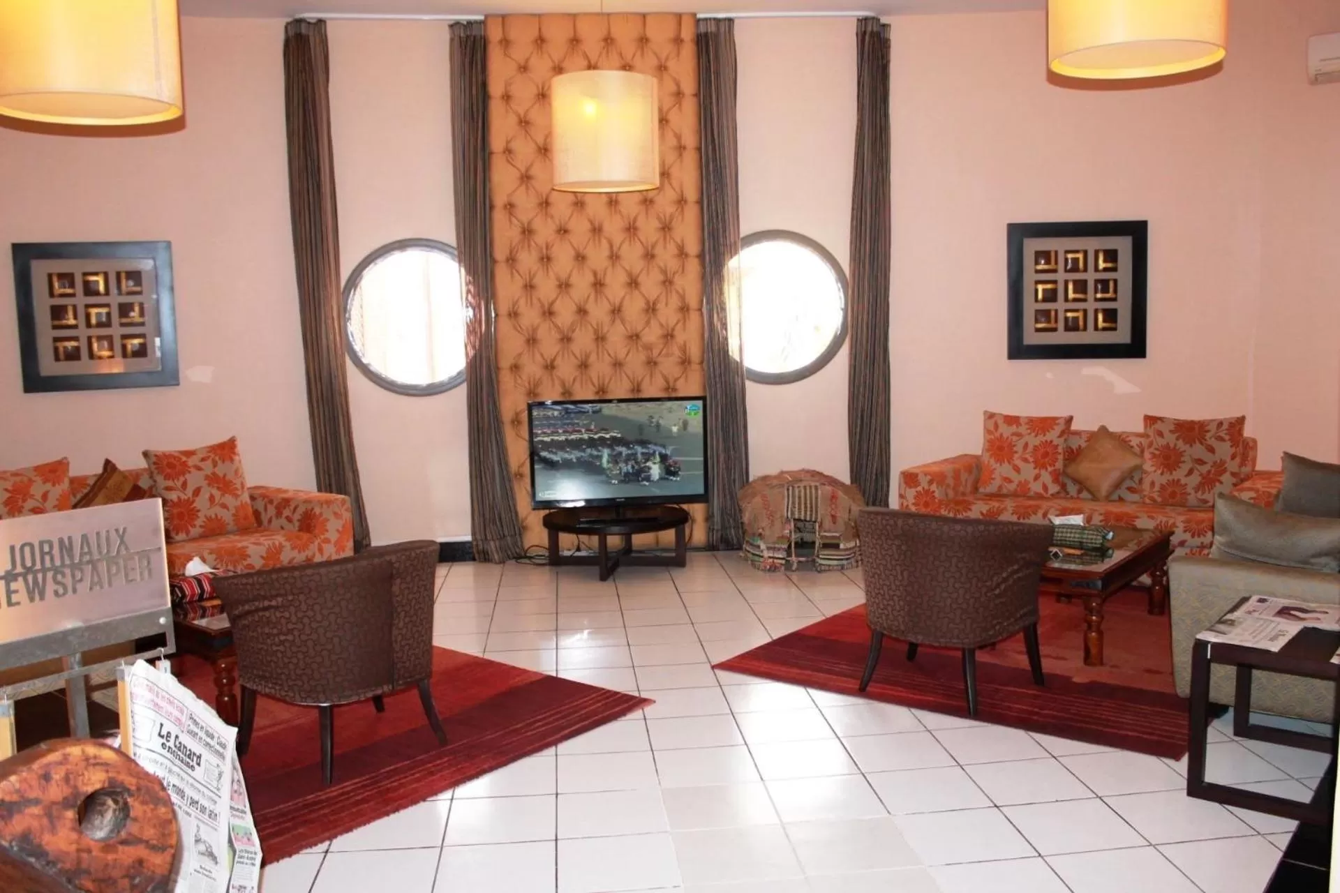 Lobby or reception in Les Acacias Hotel Djibouti
