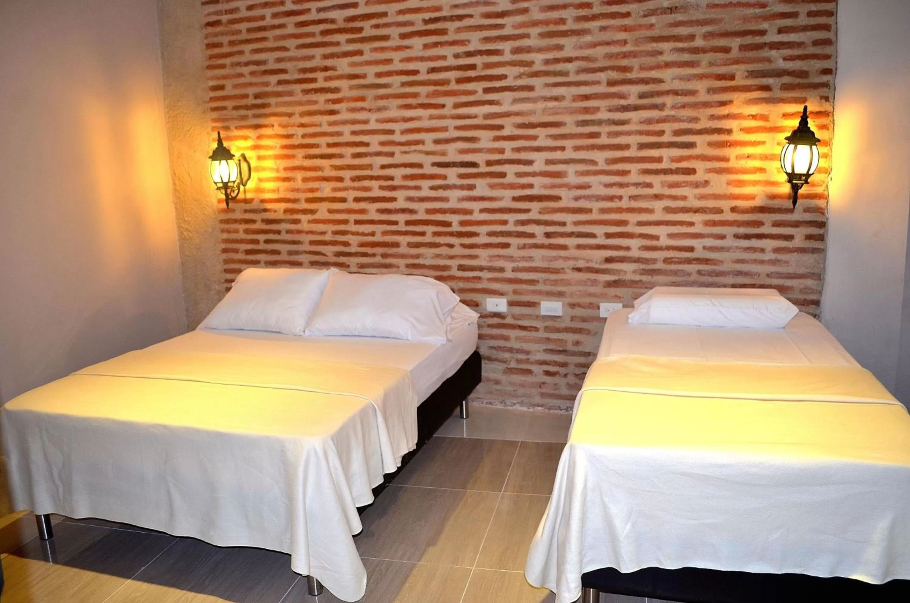 Bed in Hotel Galeria la Trinidad