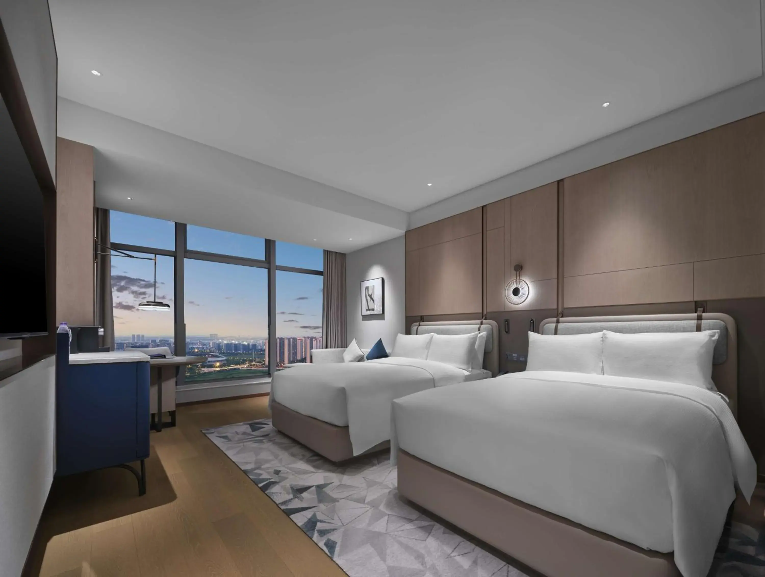 Premium Twin Room in Doubletree By Hilton Rugao Premium Twin Room in Doubletree By Hilton Rugao