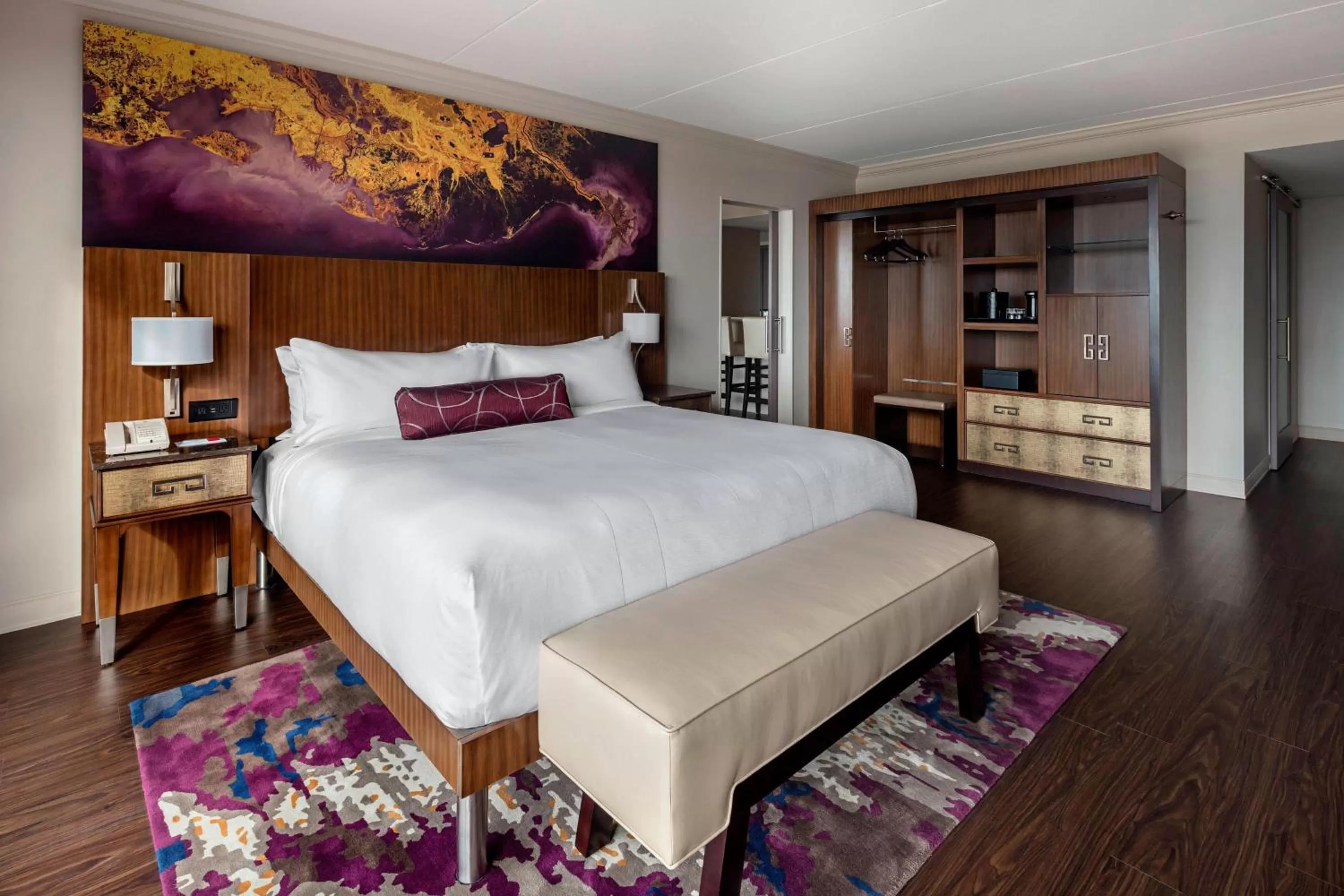 Bedroom, Bed in Baton Rouge Marriott