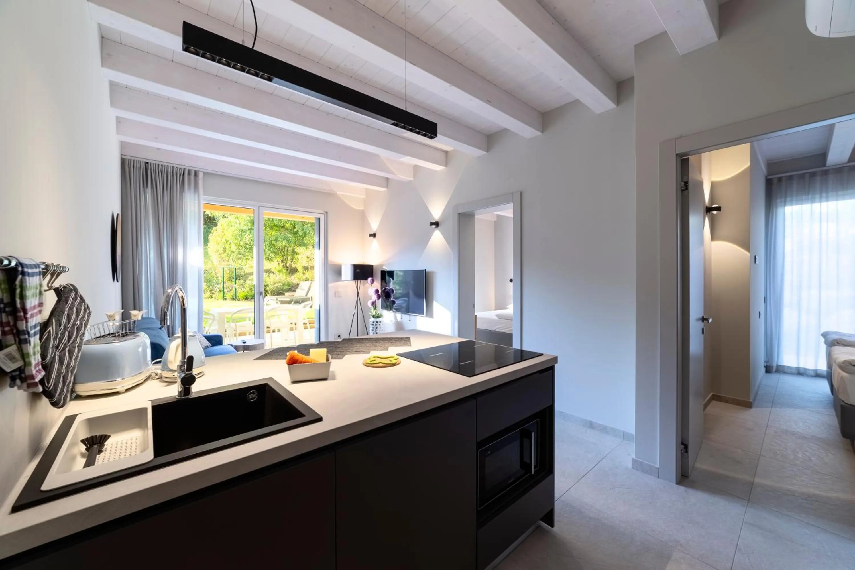 Kitchen or kitchenette in Lamasu RioVerde - Lago di Garda