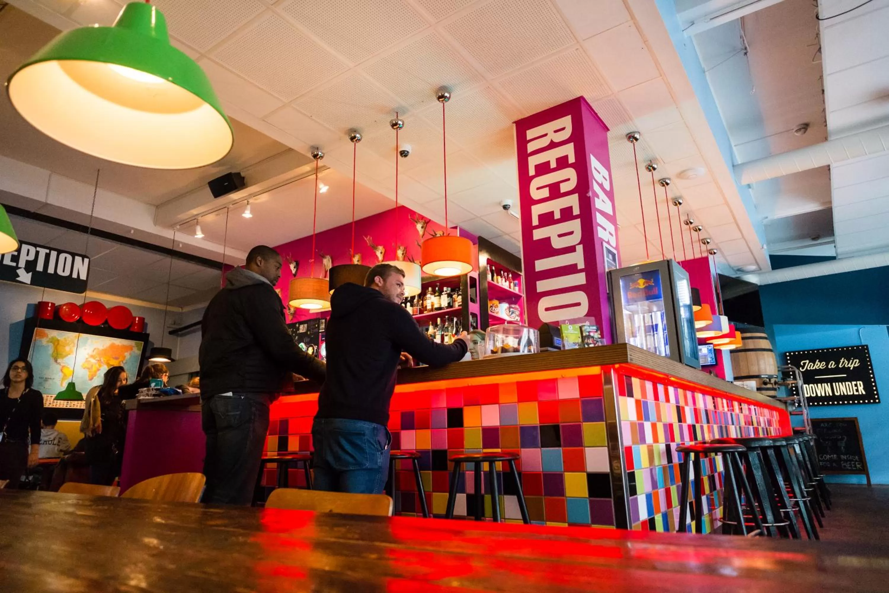 Lobby or reception in Copenhagen Downtown Hostel