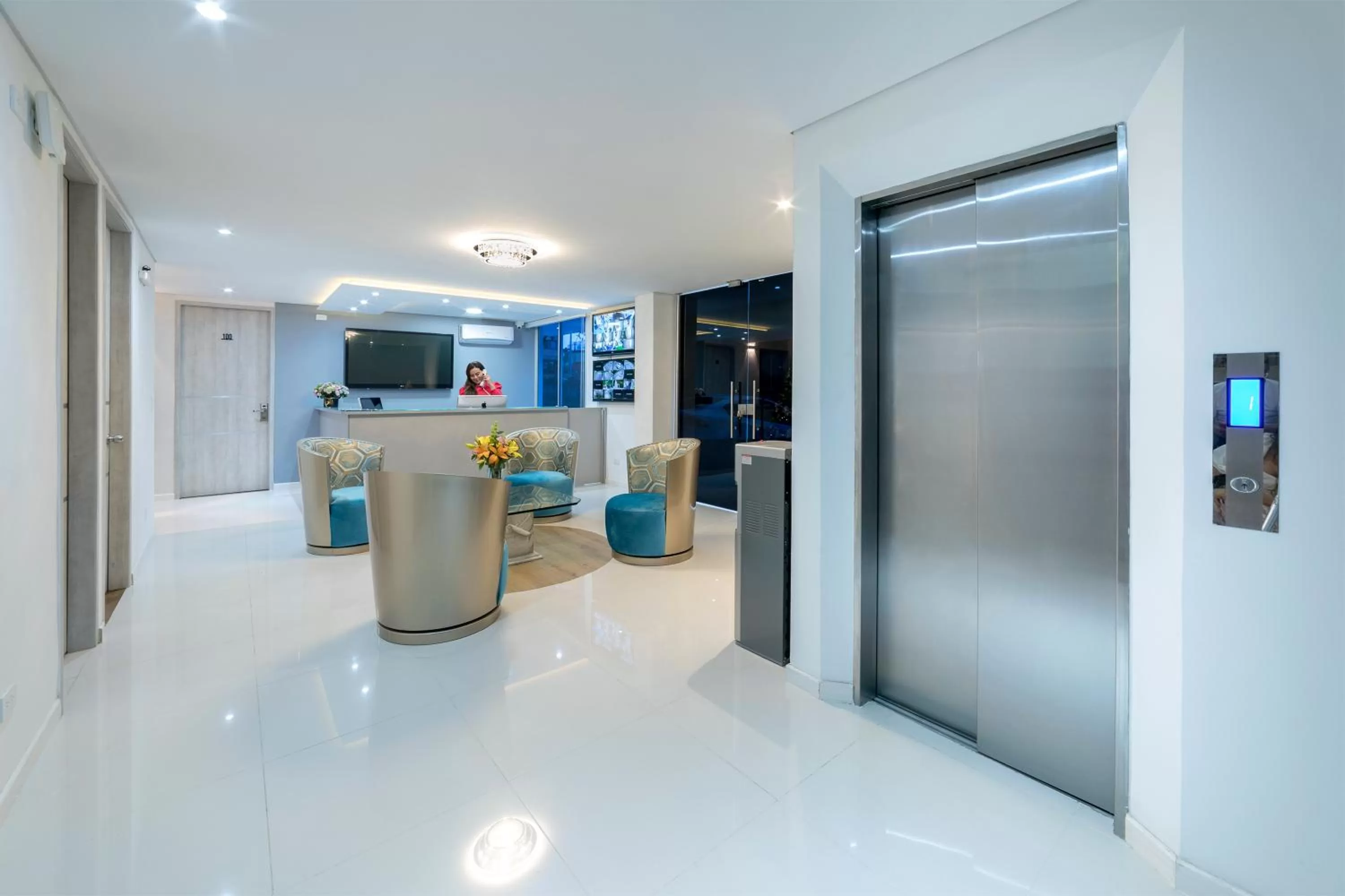 Lobby or reception in Piedra Luna