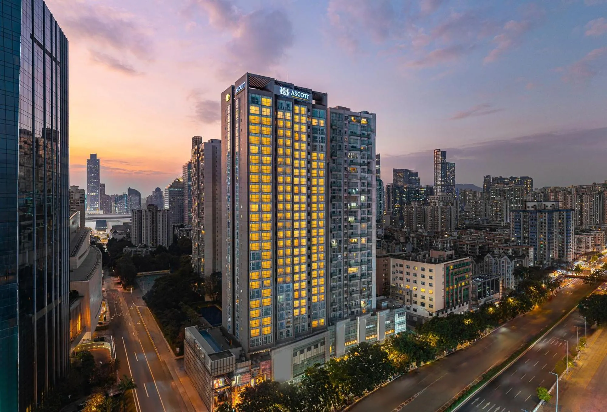 Property building in Ascott Guangzhou