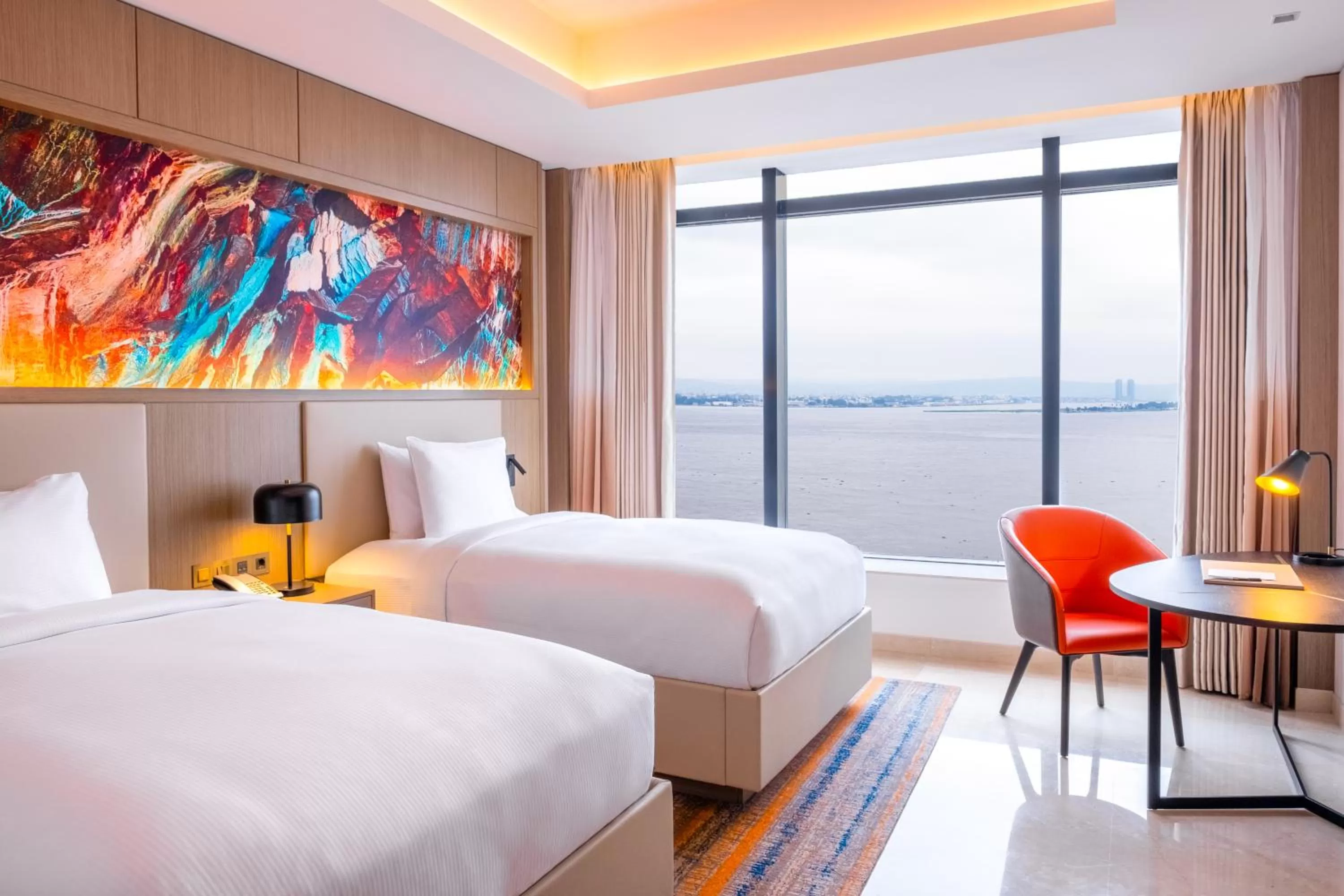 Bedroom, Bed in Hilton Kinshasa