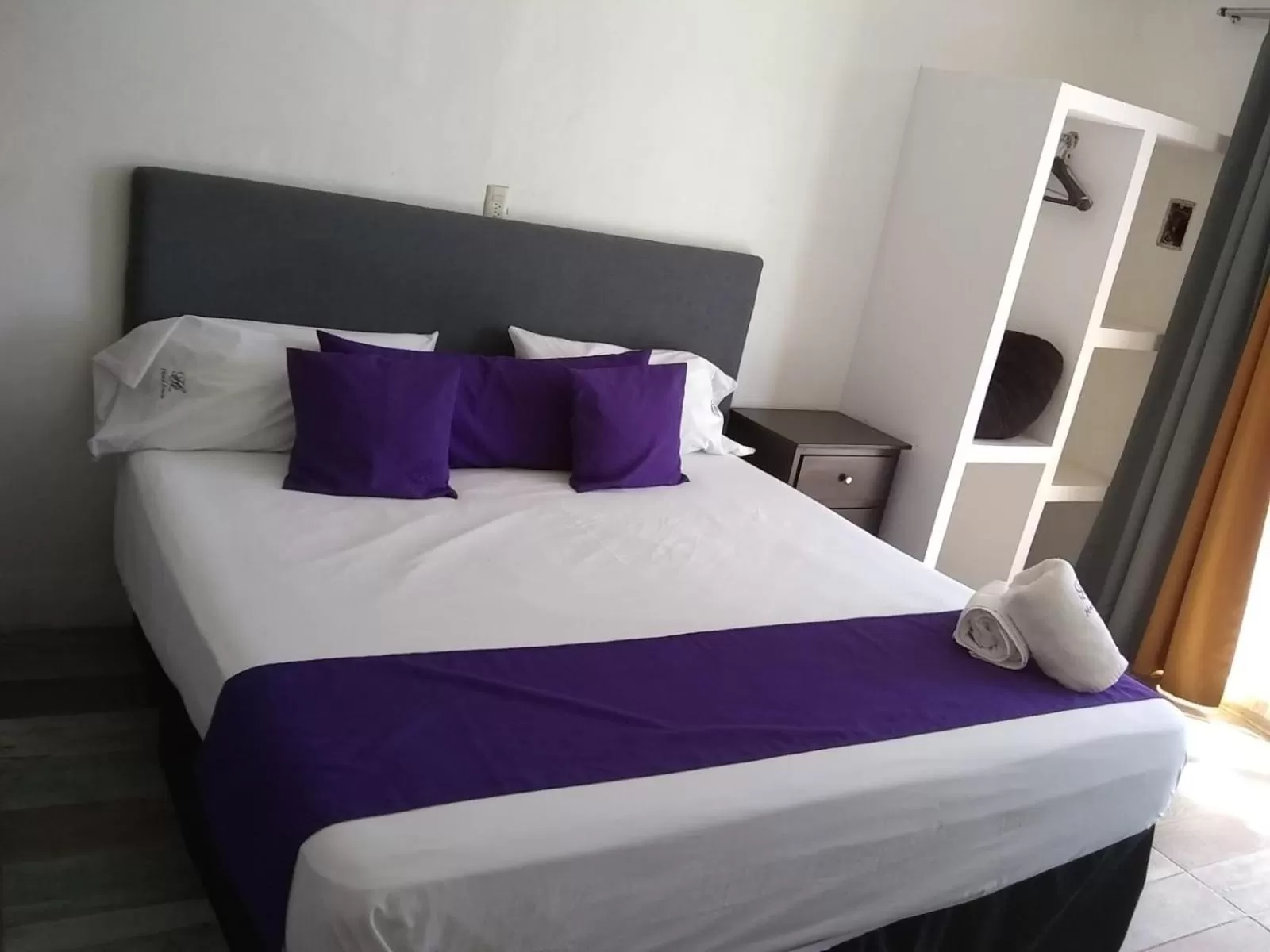 Bed in Hotel Posada Laura