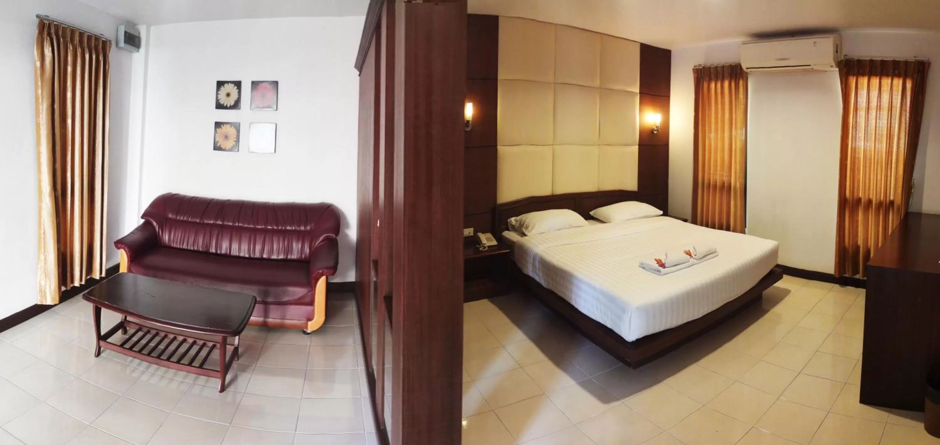 Bed in Areena Resort and Hotel Uttaradit