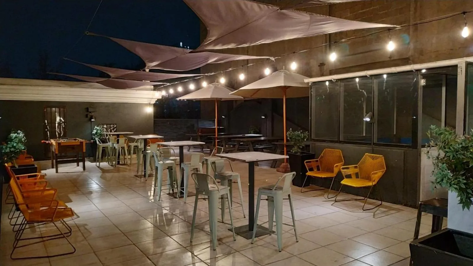 Patio in Hostel Boutique Merced 88