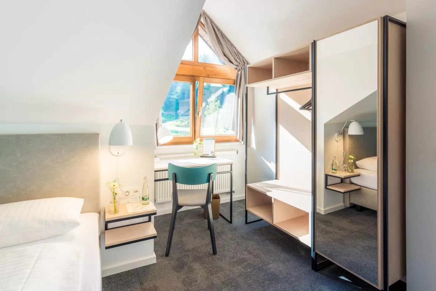 Photo of the whole room, Bed in Hotel & Restaurant Mühlenglück