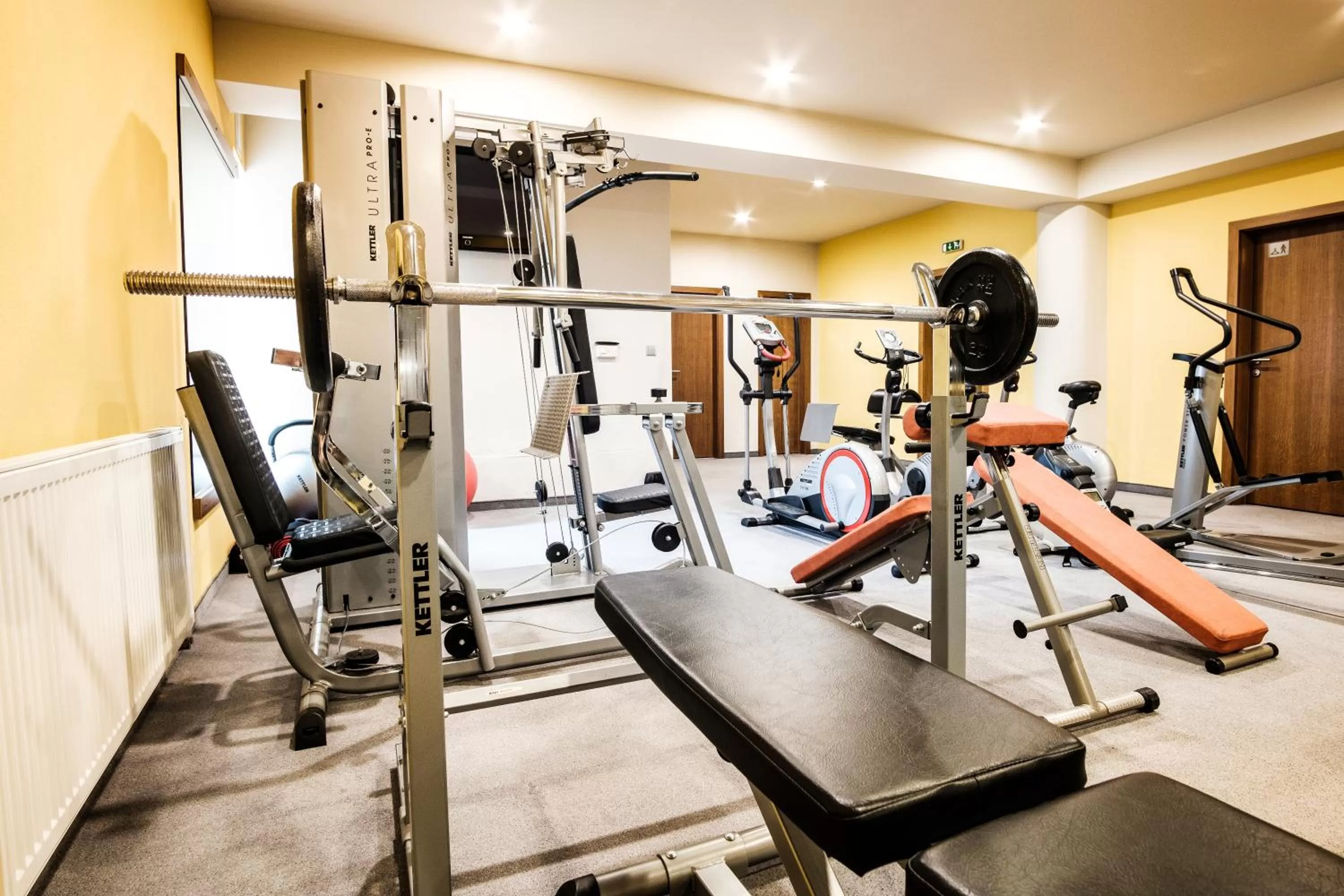 Fitness centre/facilities in Hotel Comfort with free Wellness and Fitness Centrum