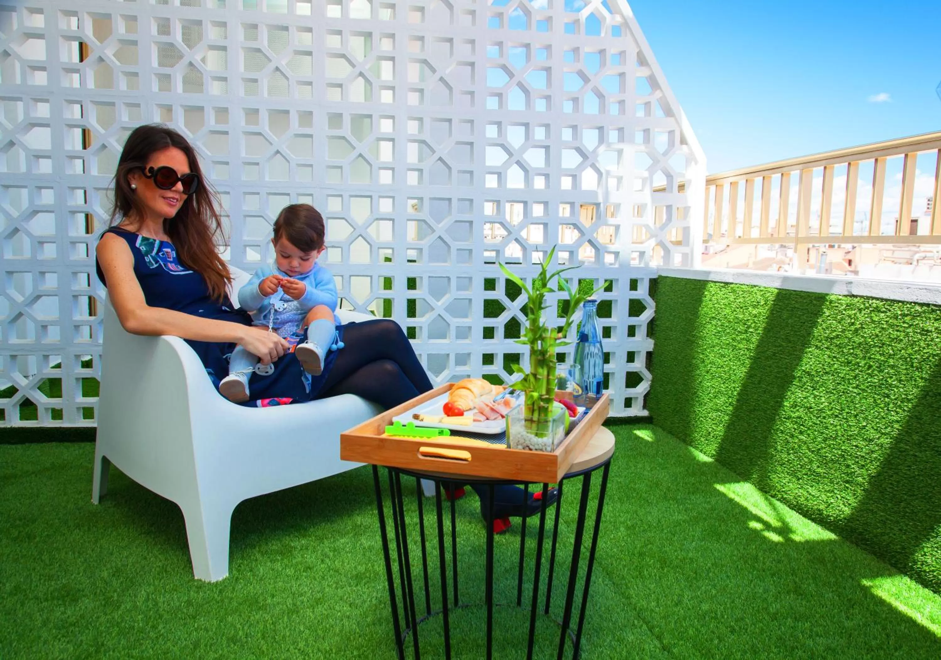 Balcony/Terrace in Hotel Cetina Murcia
