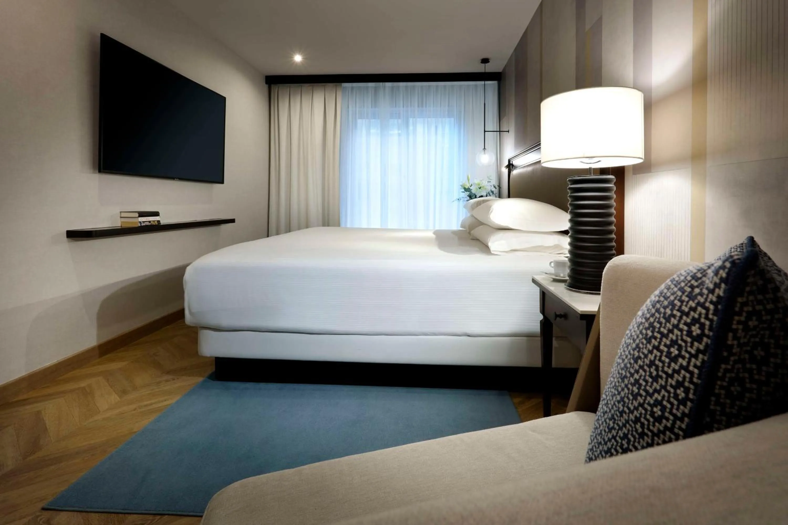 Bedroom, Bed in Hyatt Regency Hesperia Madrid