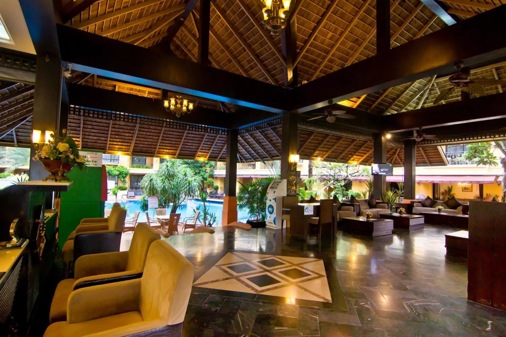 Lobby or reception in LK Mantra Pura Resort