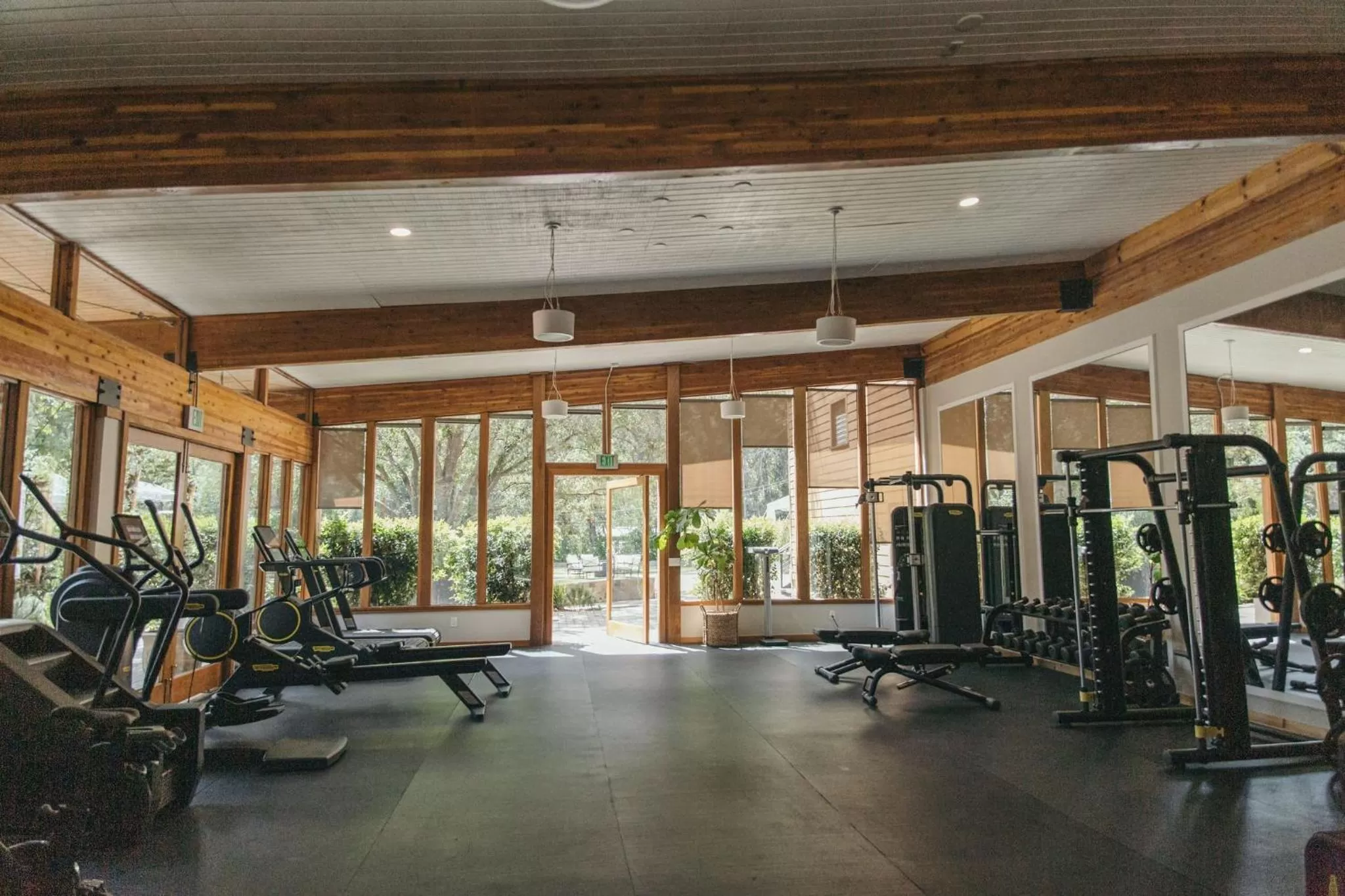 Fitness centre/facilities in Calamigos Guest Ranch and Beach Club