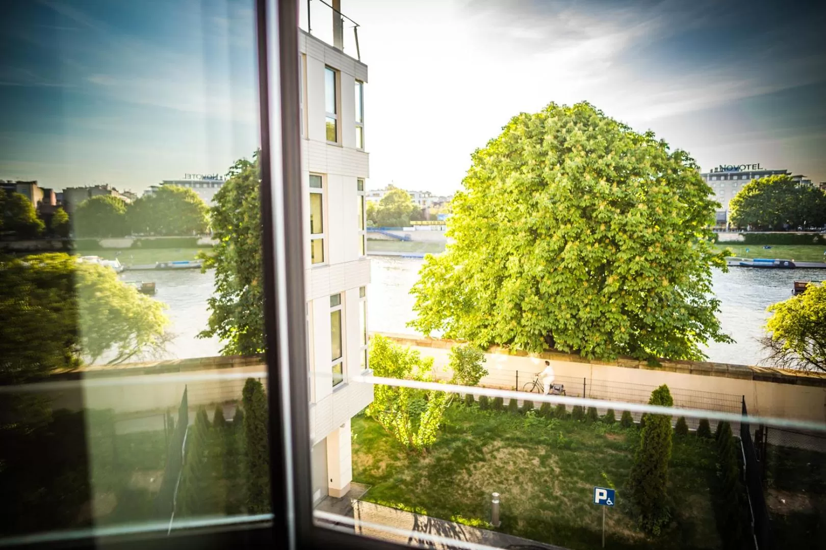View (from property/room) in Riverside Aparthotel Cracow