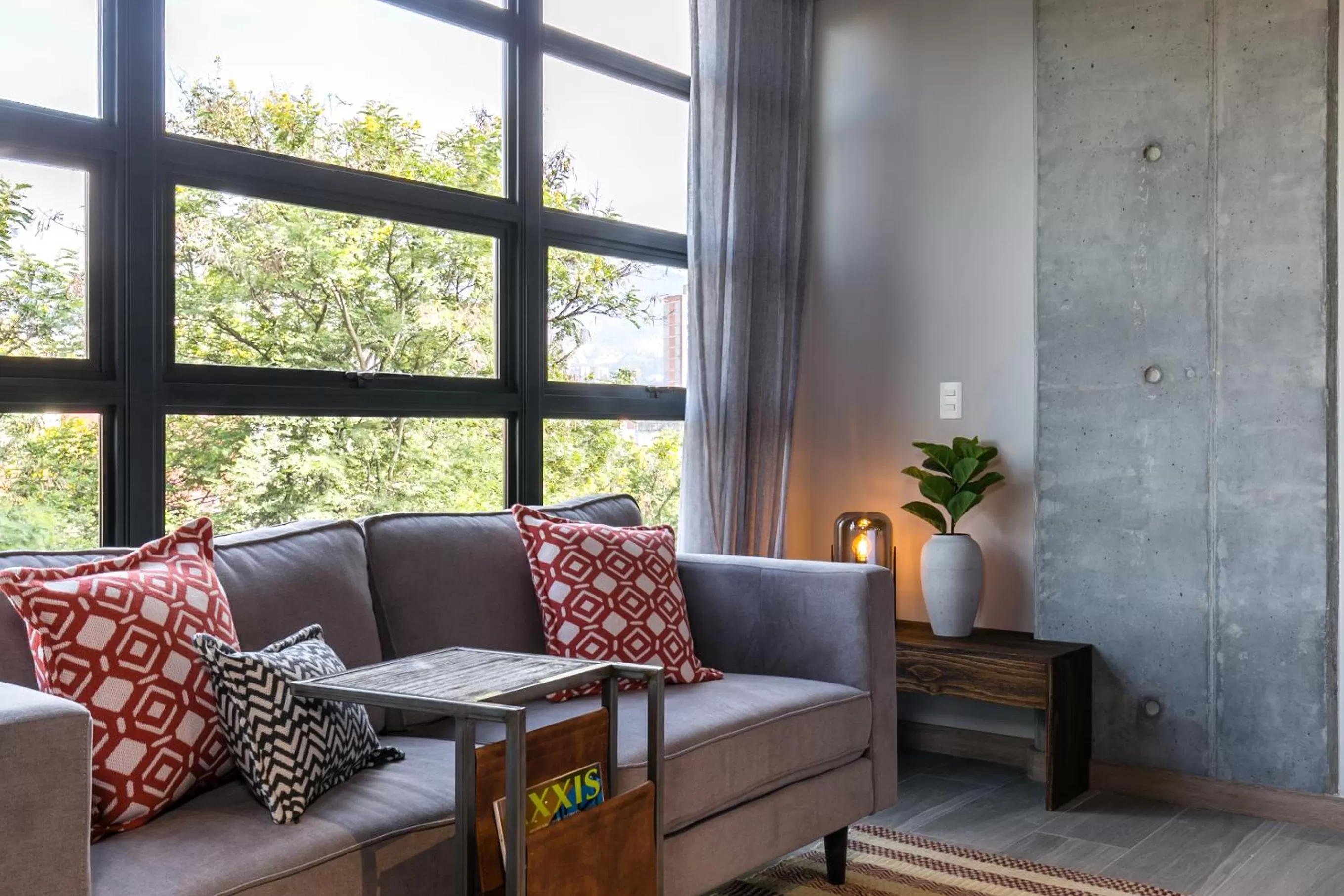 Living room in Factory Lofts Hotel