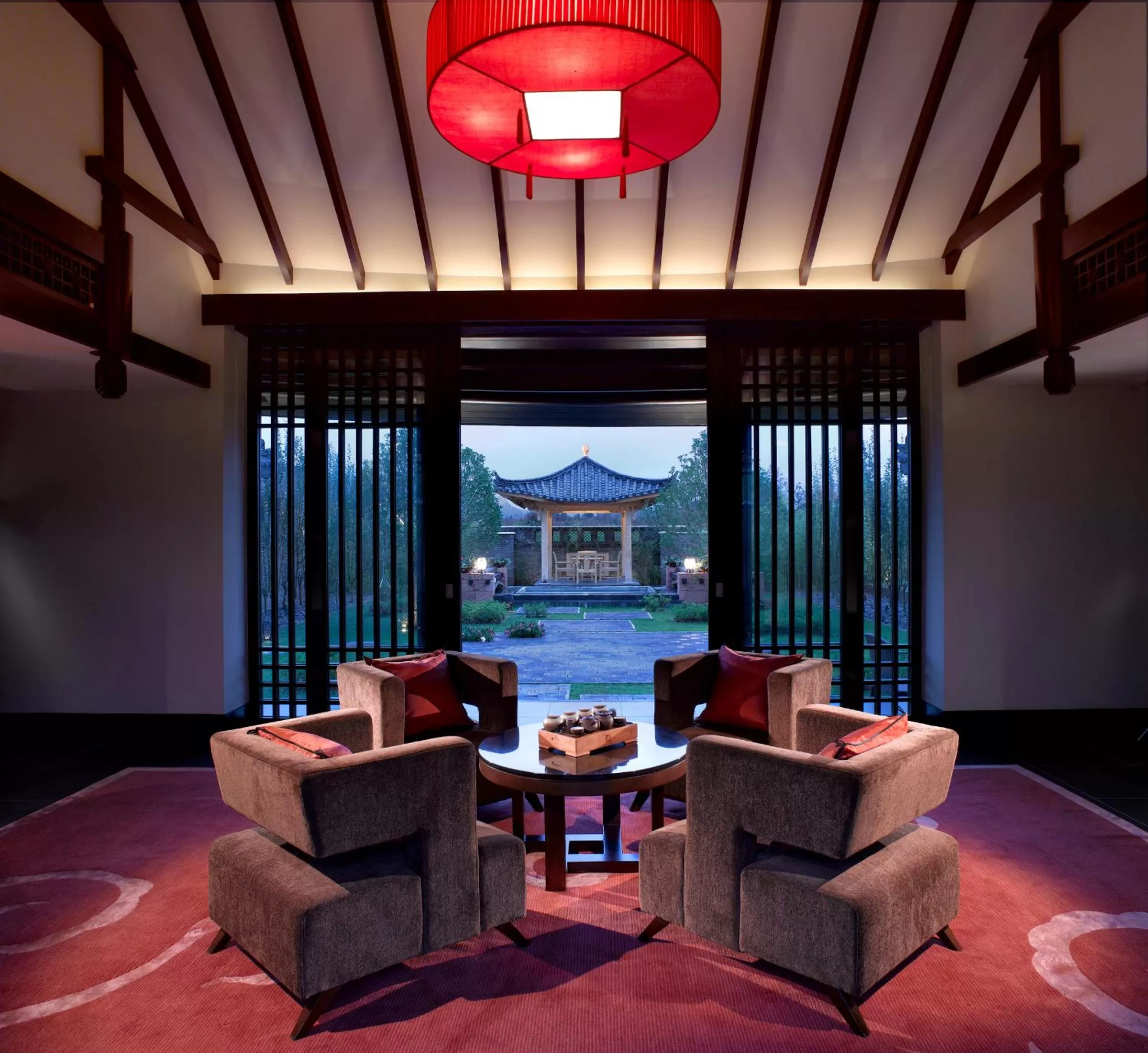 Living room in Banyan Tree Lijiang