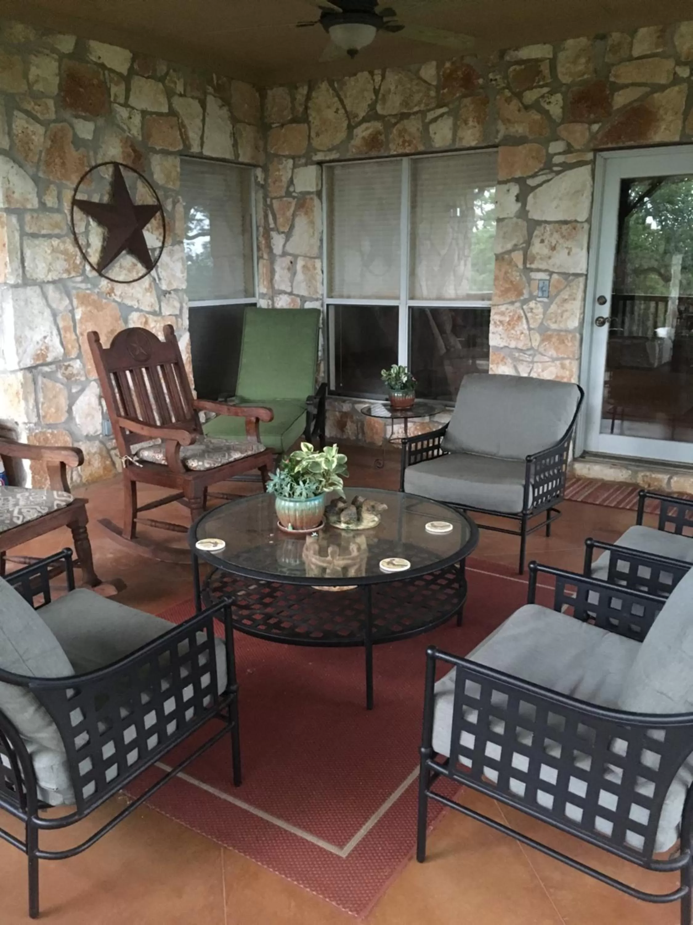 Balcony/Terrace, Seating Area in Casa del Rio Bed and Breakfast