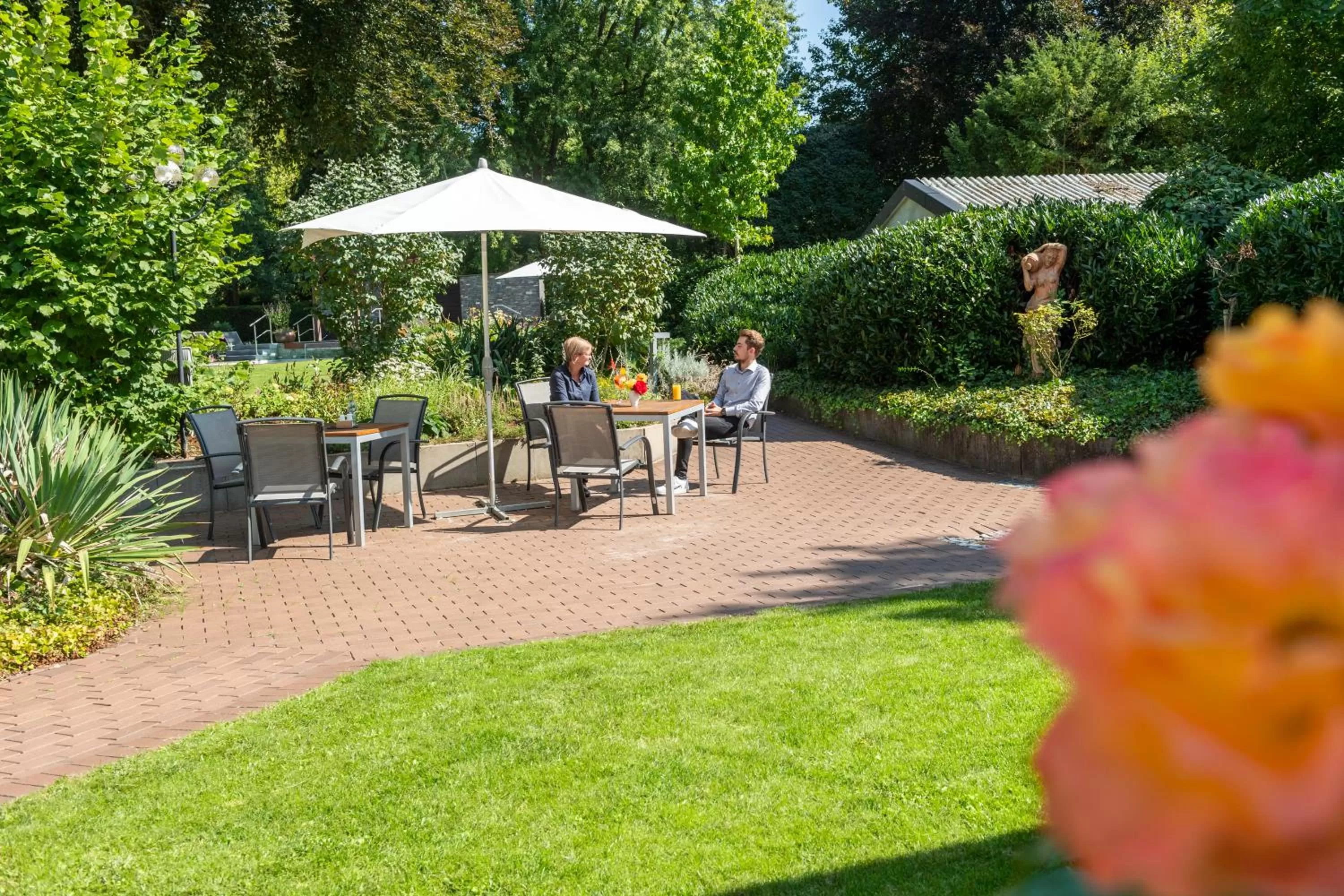 Garden in Ferienhotel Haus Becker