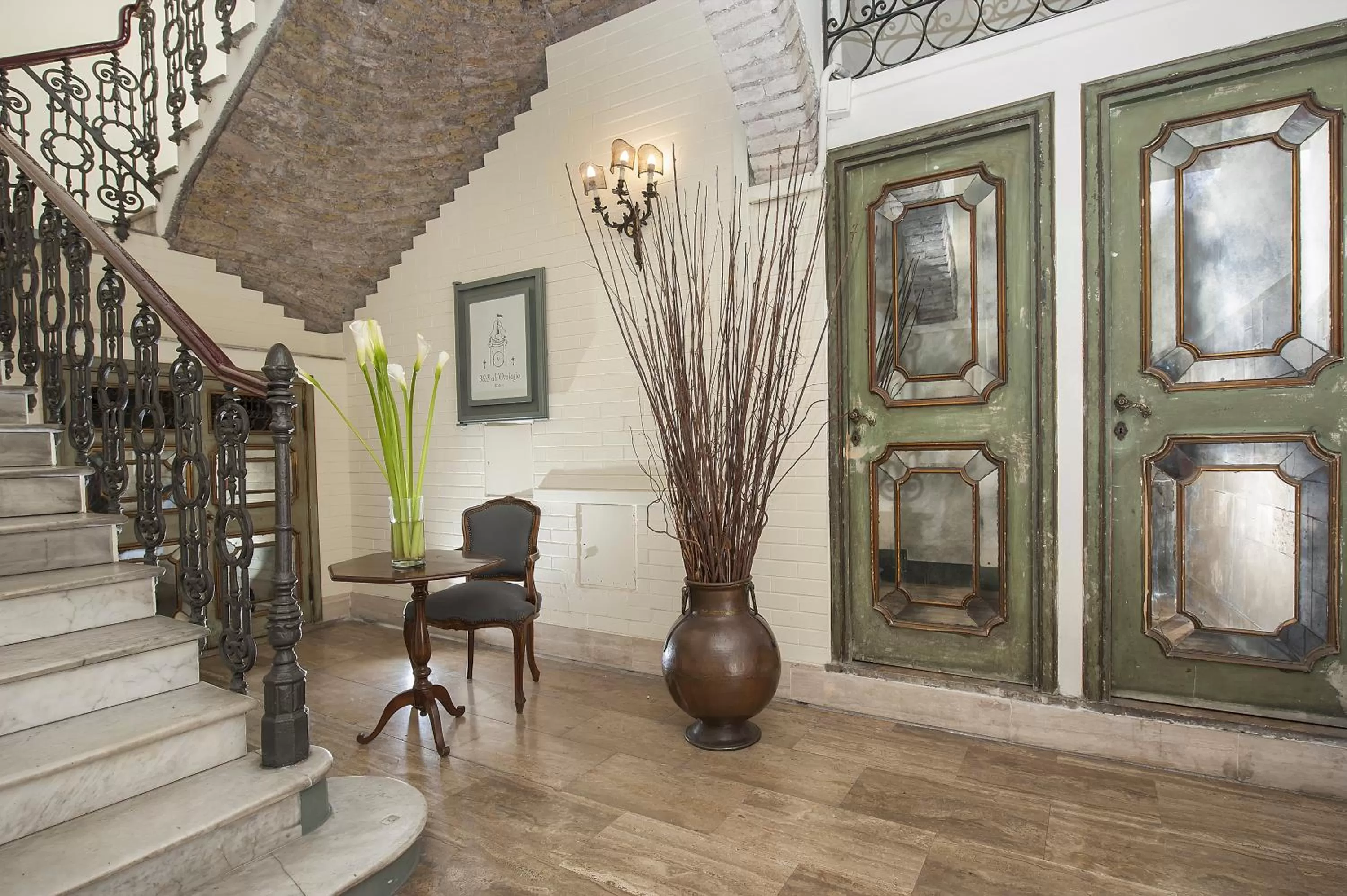 Lobby or reception in All'Orologio