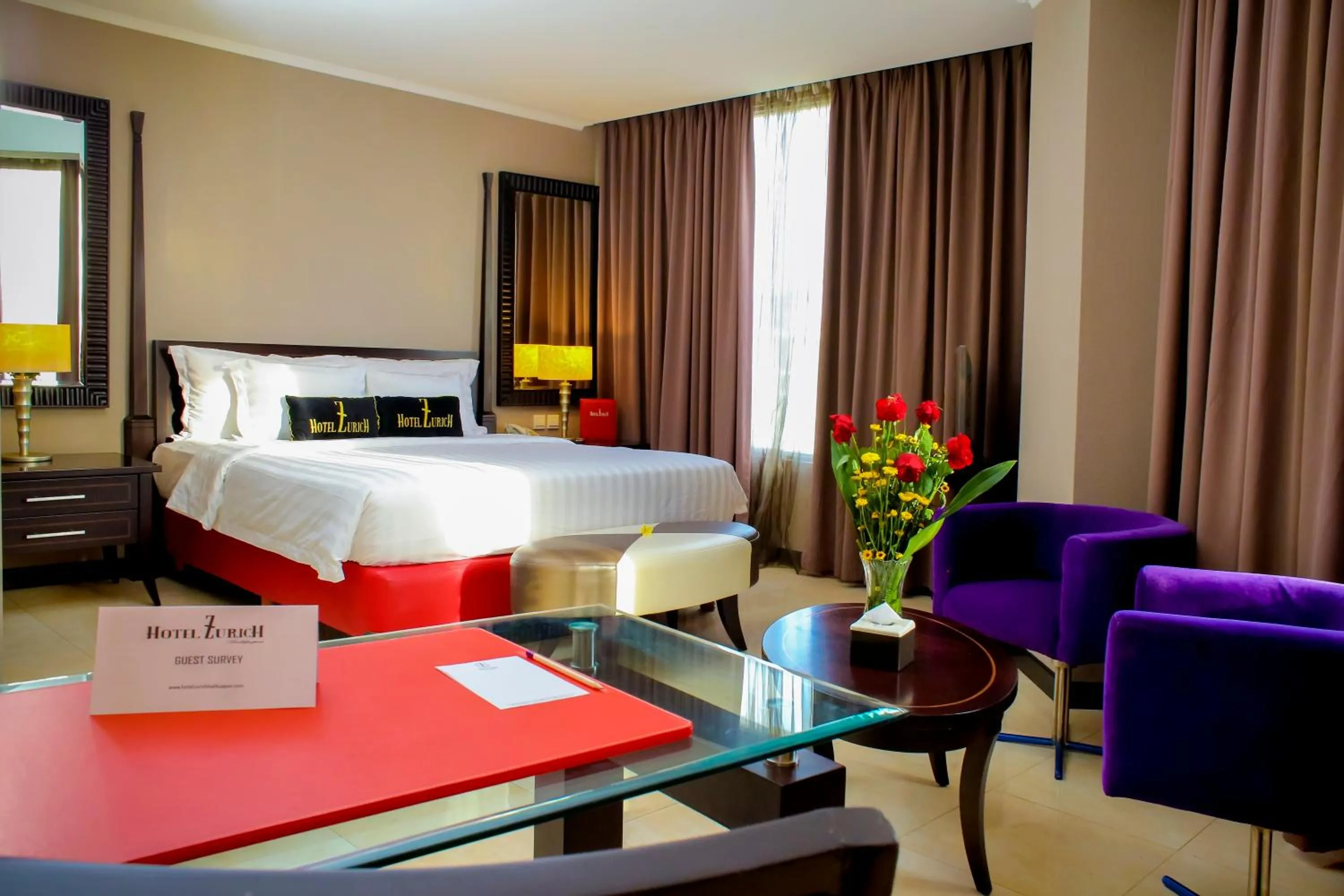 City view, Bed in Zurich Hotel Balikpapan