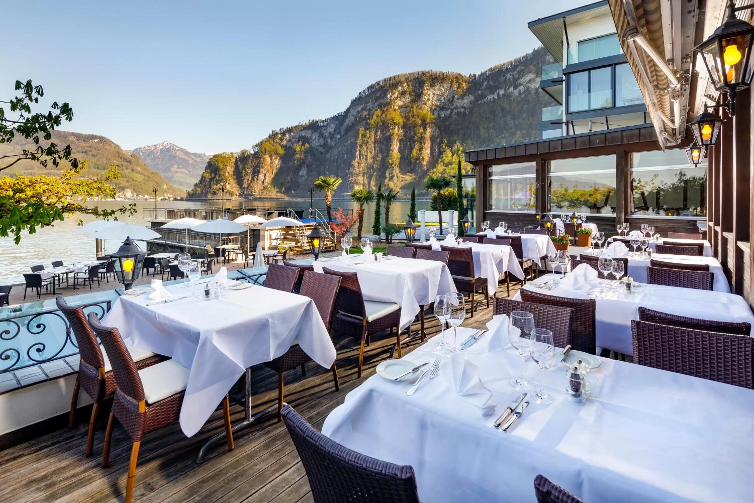 Restaurant/places to eat in Seehotel Pilatus