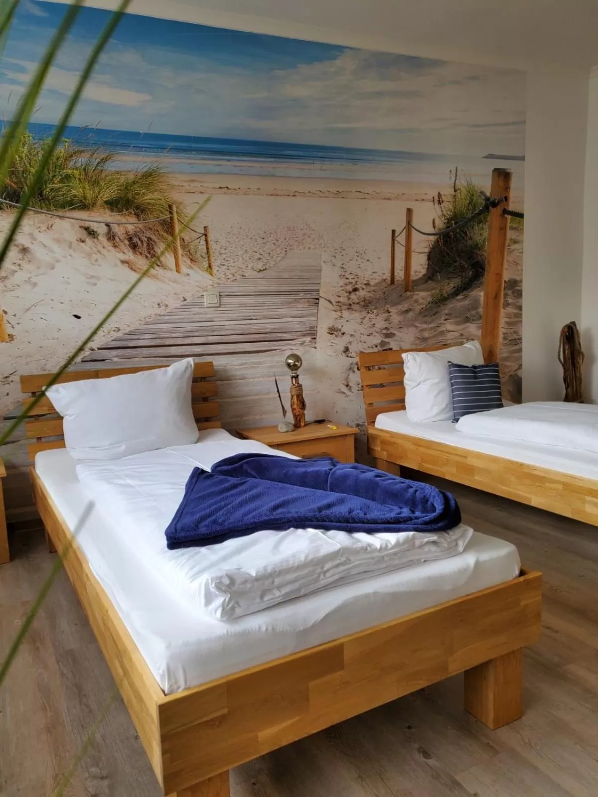 Bed in Hotel Seeblick am Sankelmarker See - Natur und Erholung