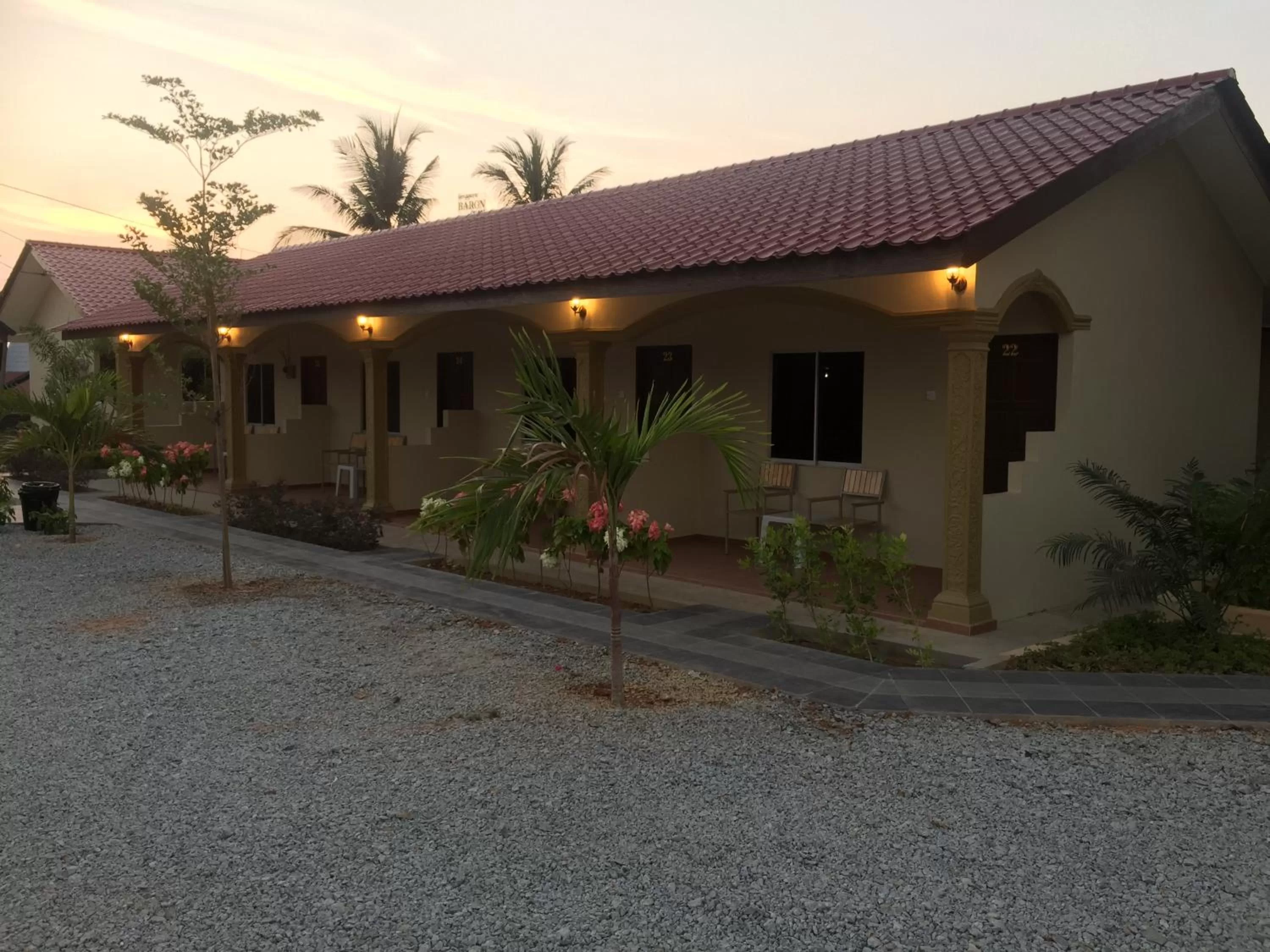 Patio in Dhania Cenang Beach Motel