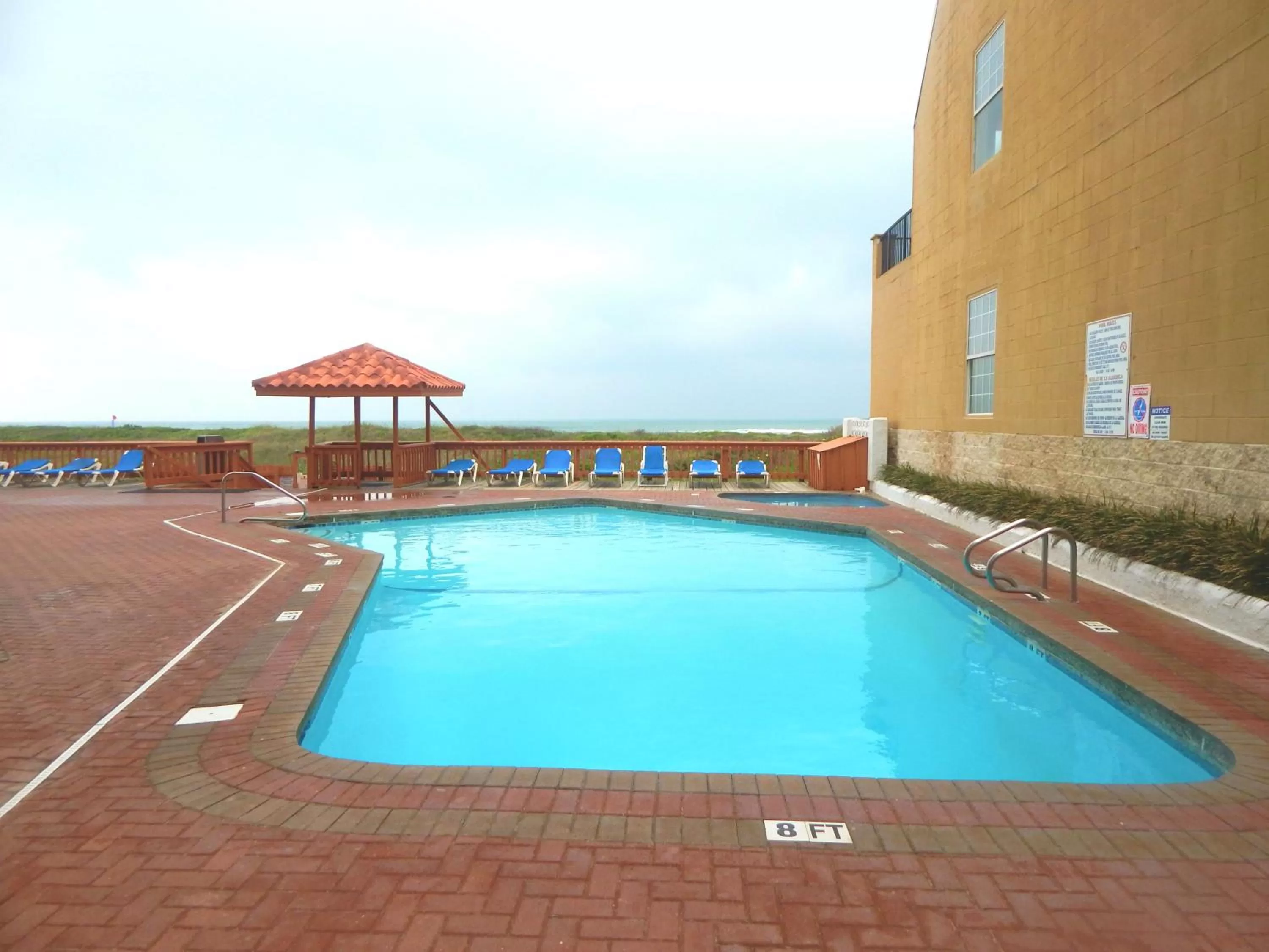Swimming pool in Padre South Hotel On The Beach