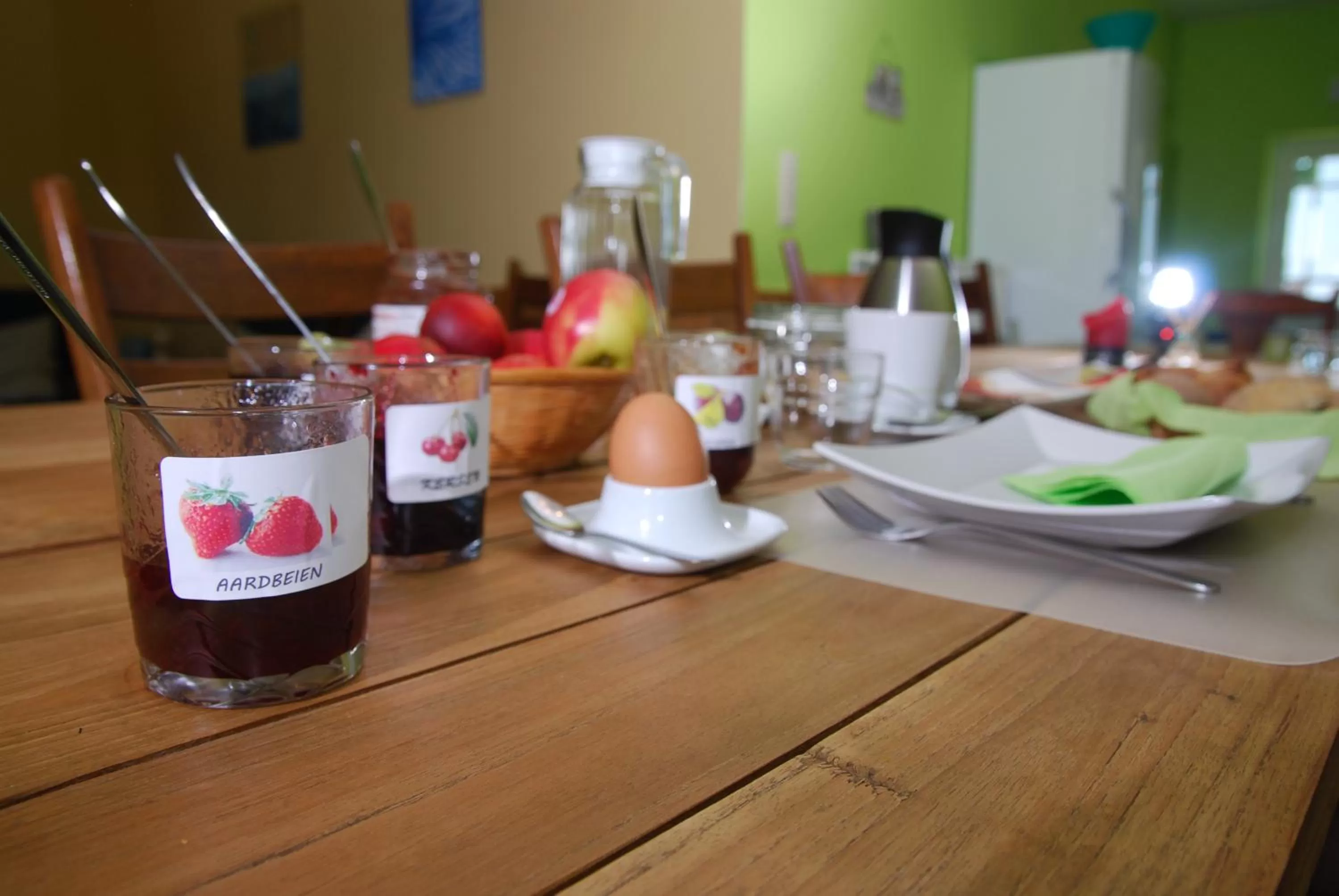 Food close-up in B&B Het Uilennest