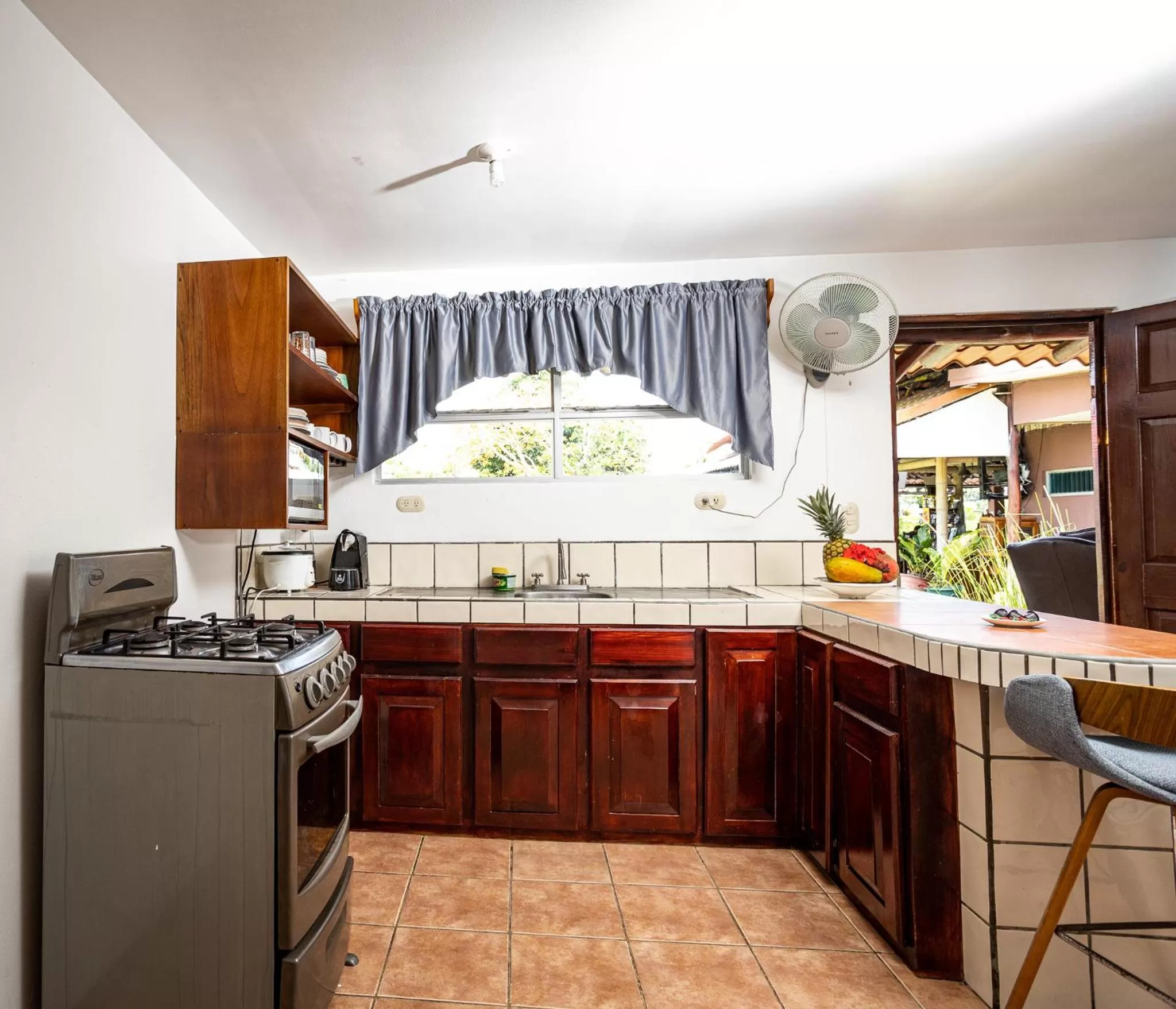 Kitchen or kitchenette in Hotel El Rancho