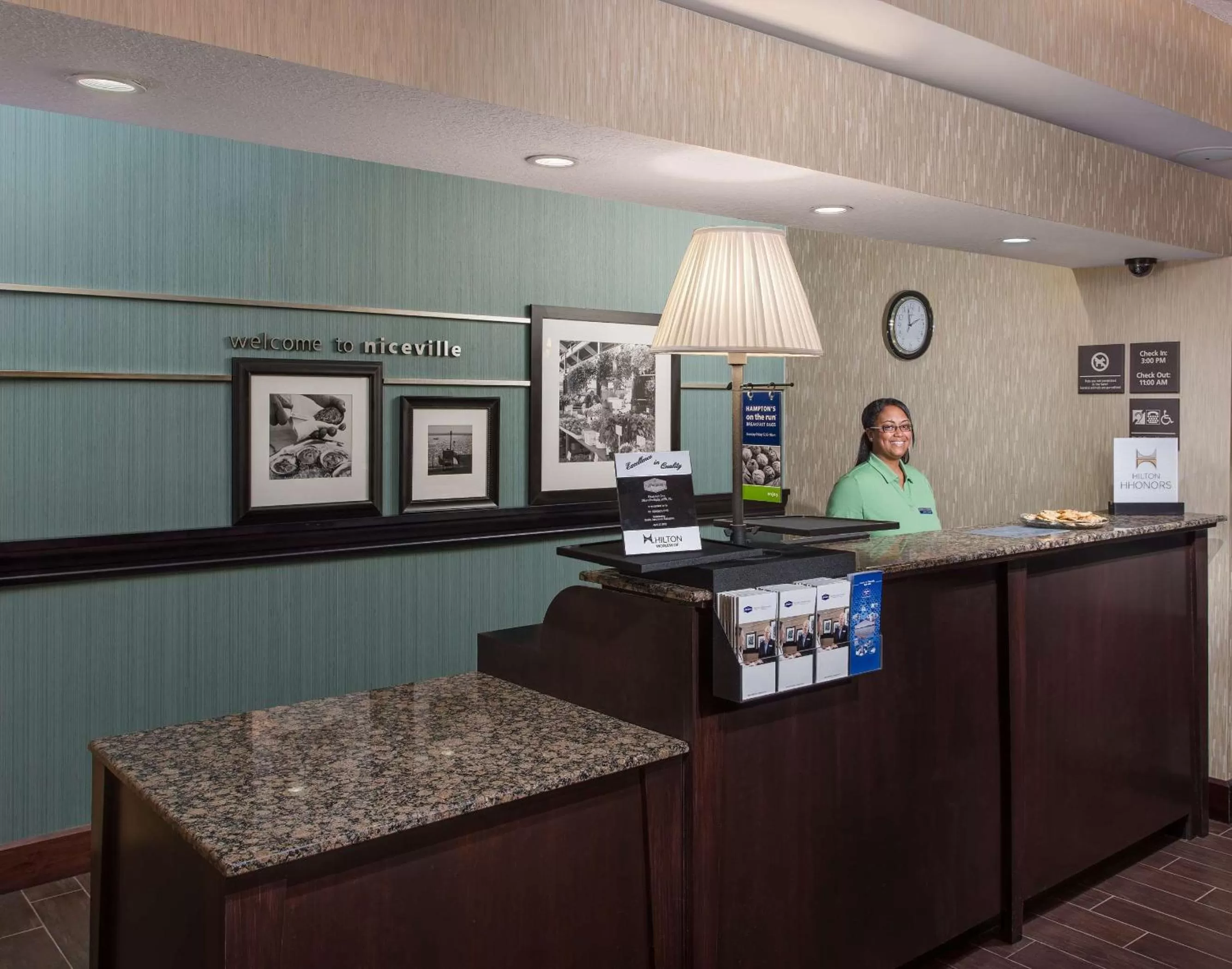 Lobby or reception in Hampton Inn Niceville-Elgin Air Force Base