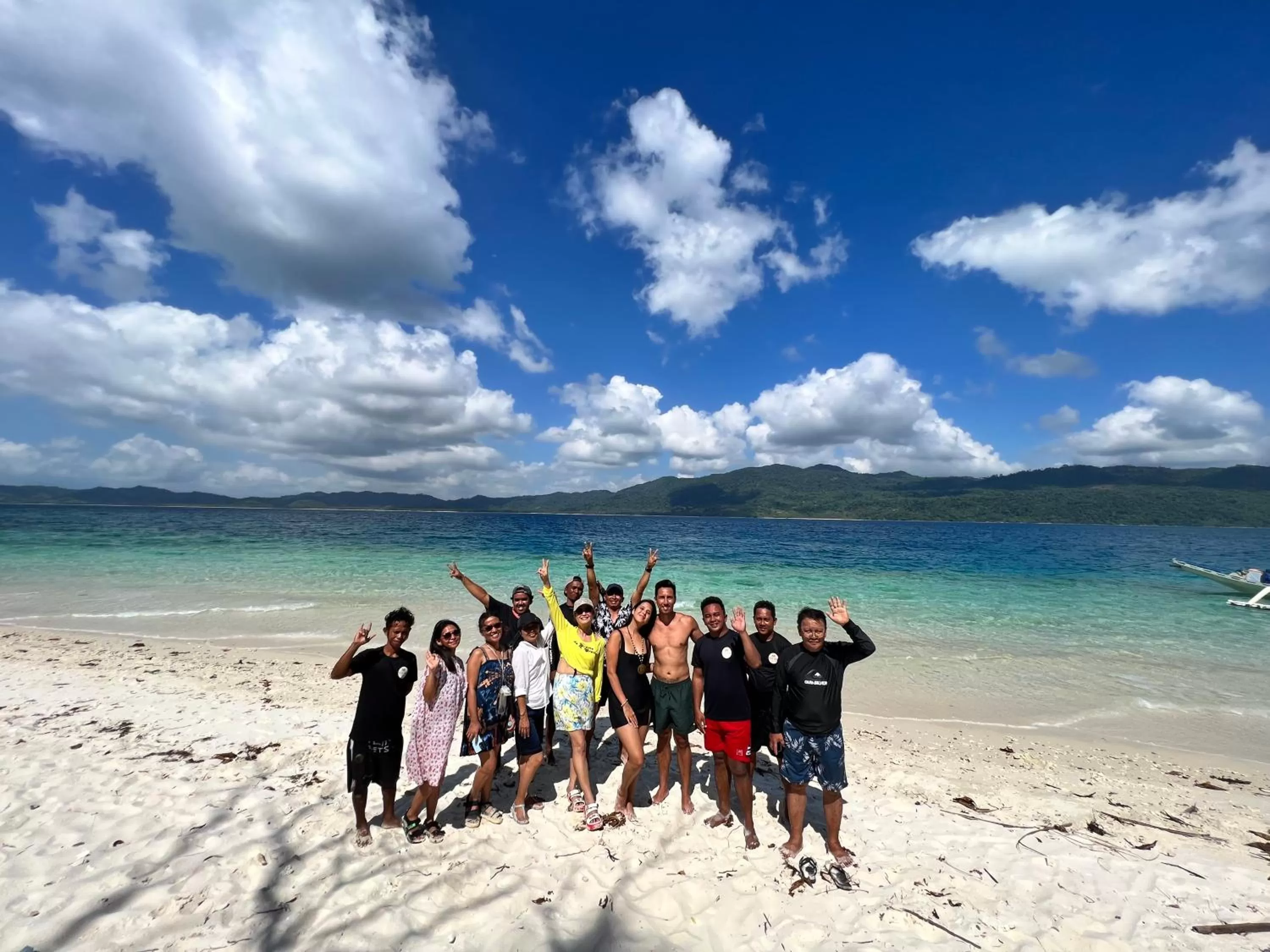 People in Peak View Resort